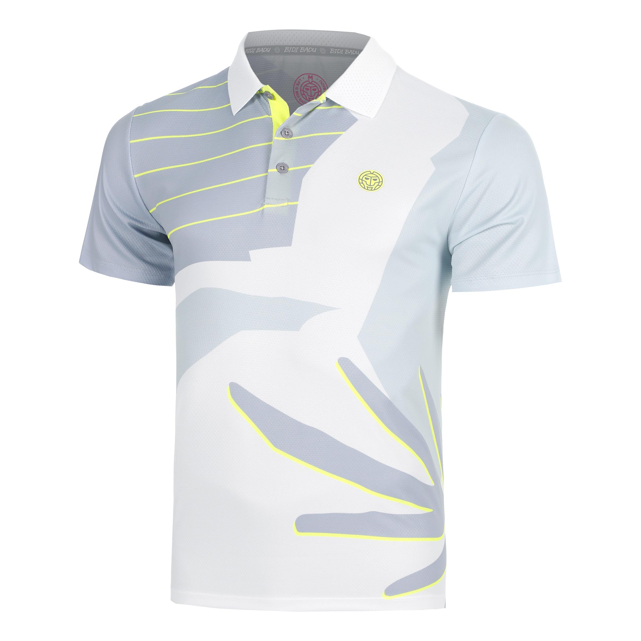 BIDI BADU Hey Laguna Polo Hommes-blanc, multicouleur