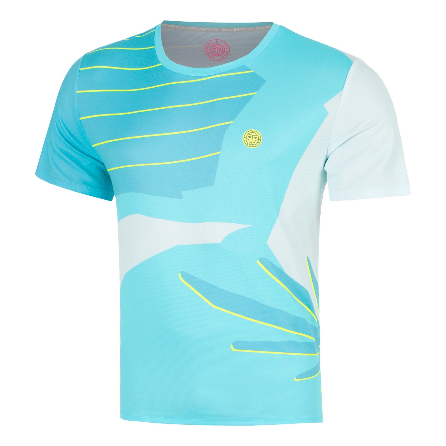 BIDI BADU Hey Laguna T-shirt Hommes-turquoise, multicouleur