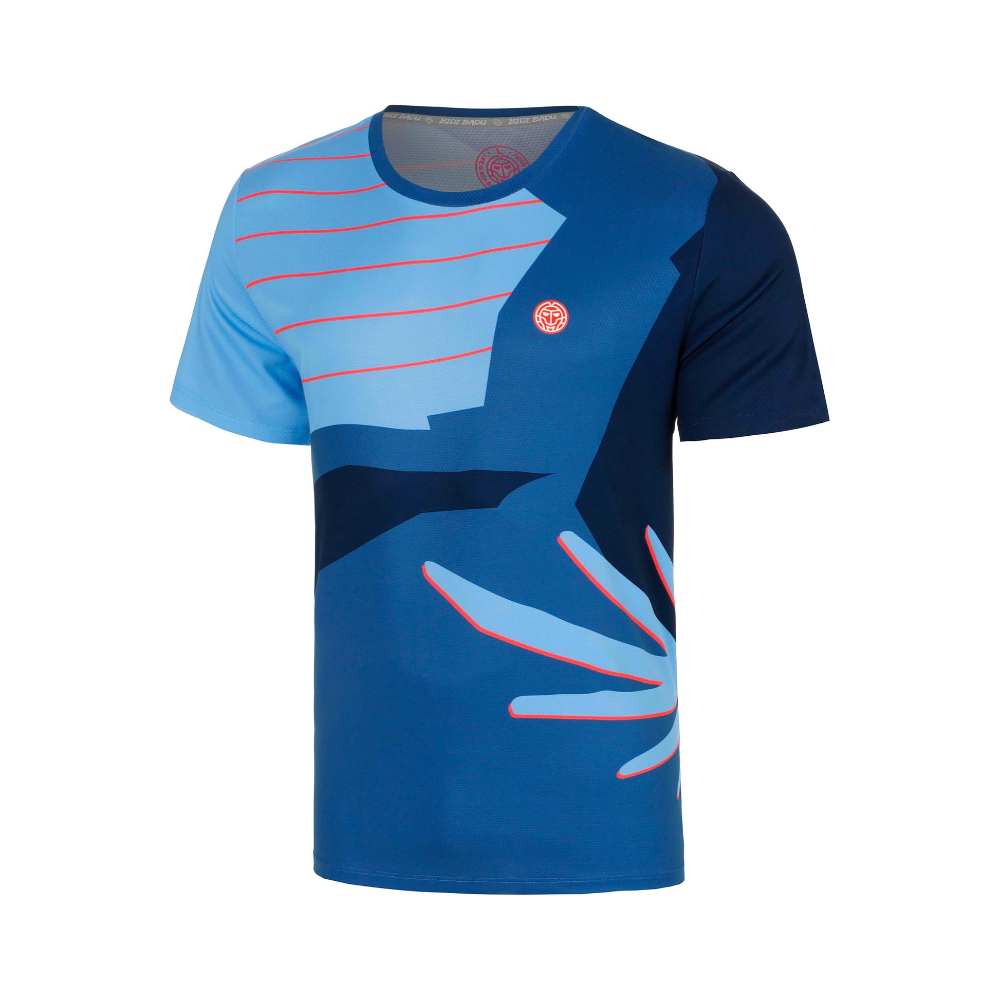 BIDI BADU Hey Laguna T-shirt Garçons-bleu, corail