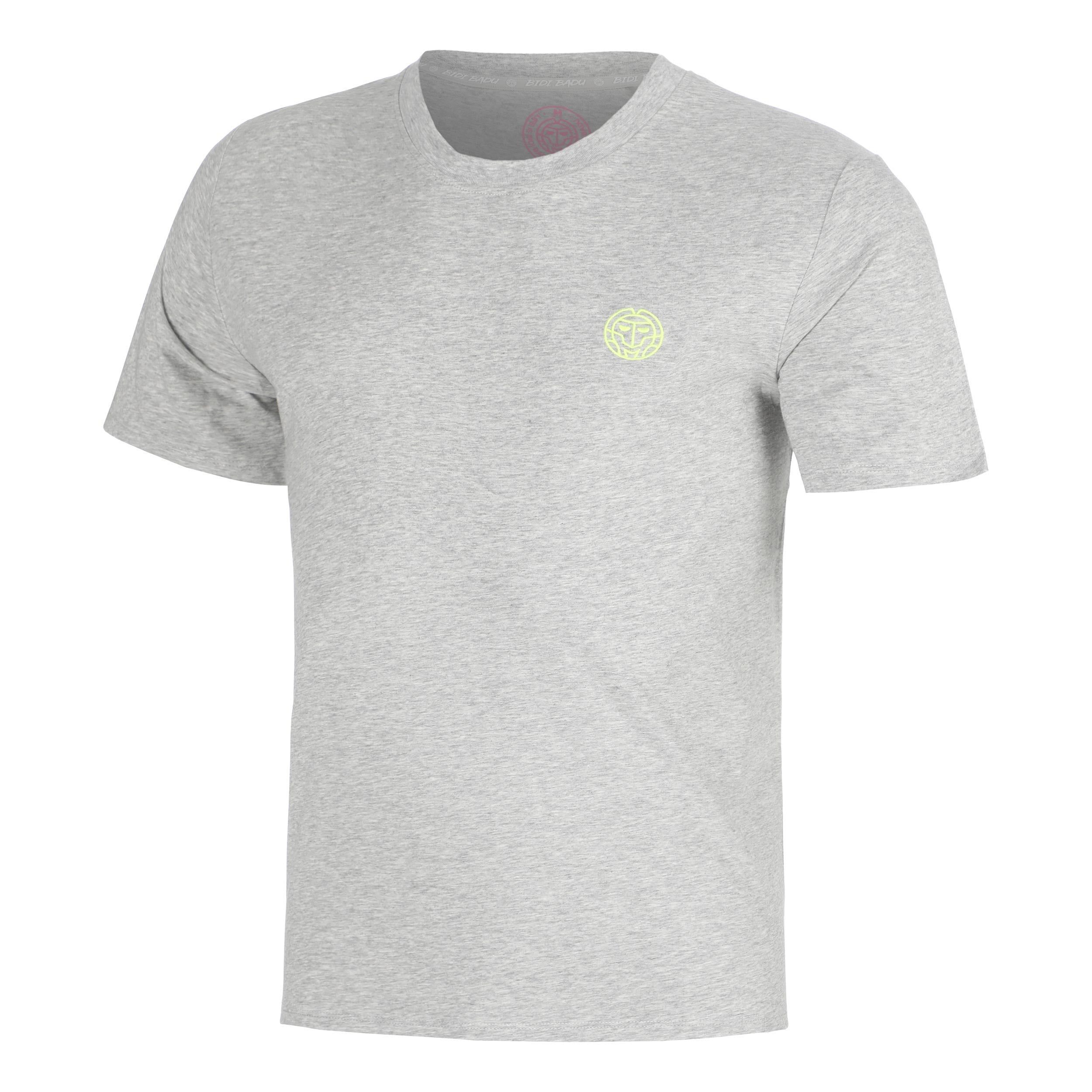 BIDI BADU Hey Laguna Backprint T-shirt Hommes-gris clair