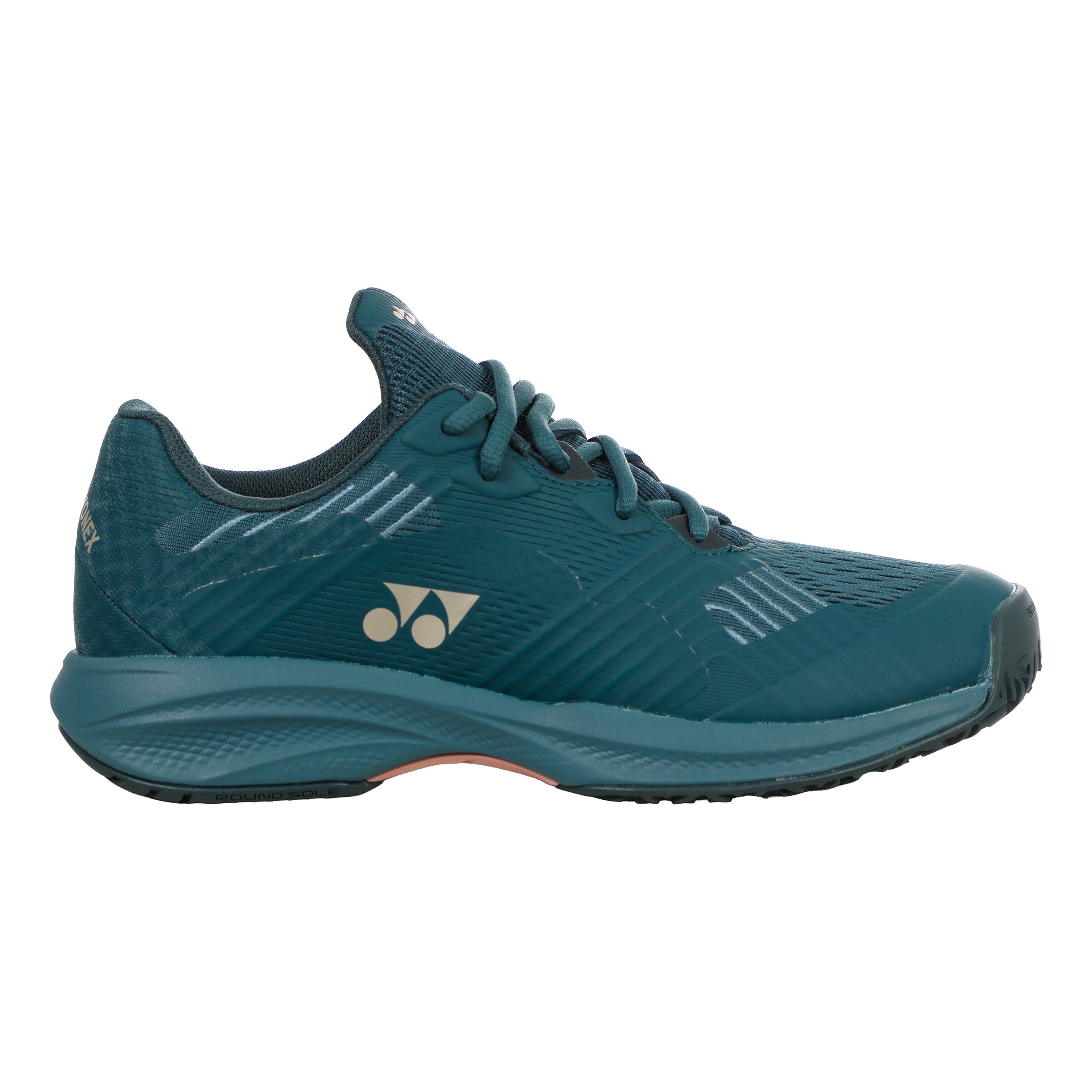 Yonex Sonicage Chaussures toutes surfaces Femmes - bleu petrol, blanc