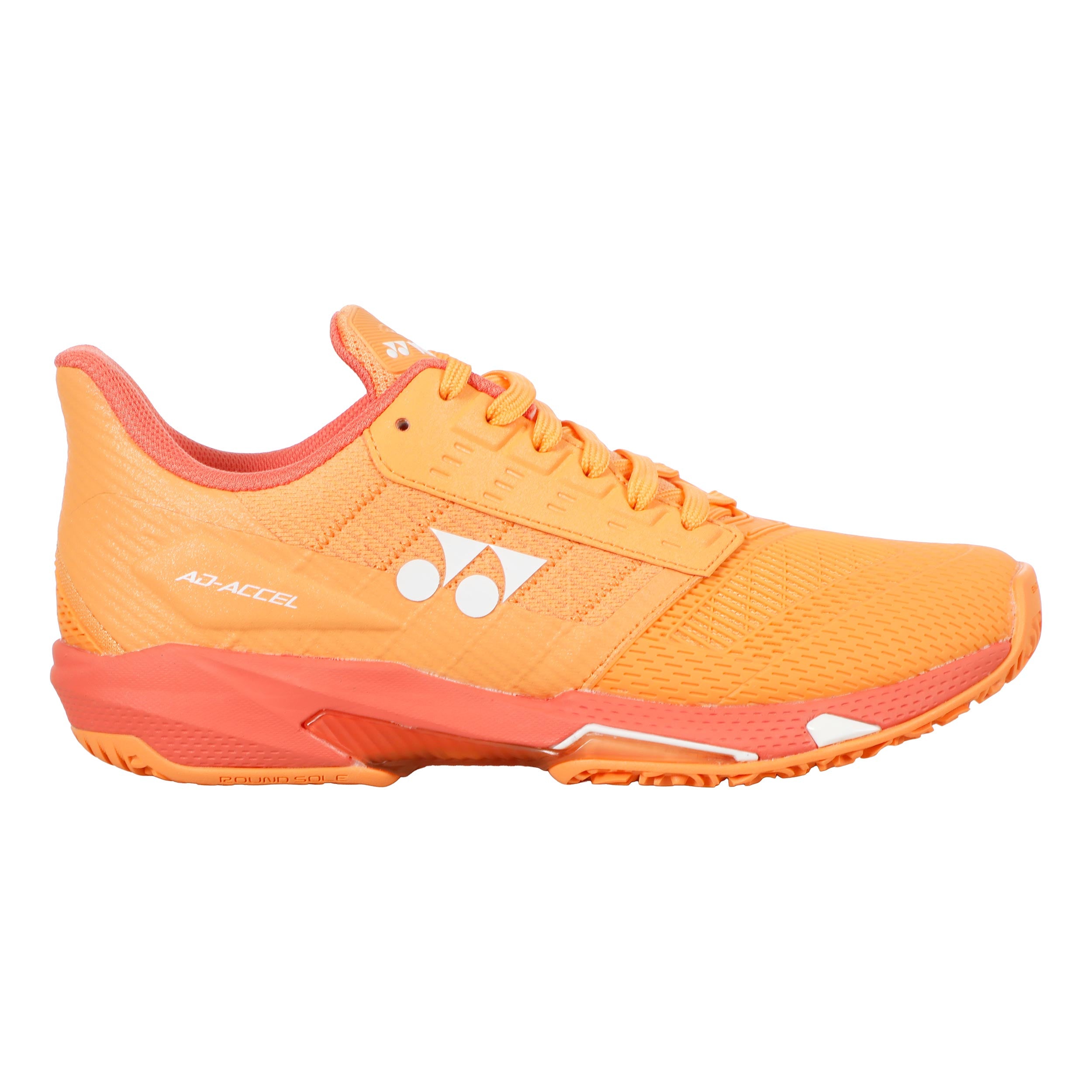 Yonex Ad Accel Cly Chaussure terre battue Femmes-orange, blanc