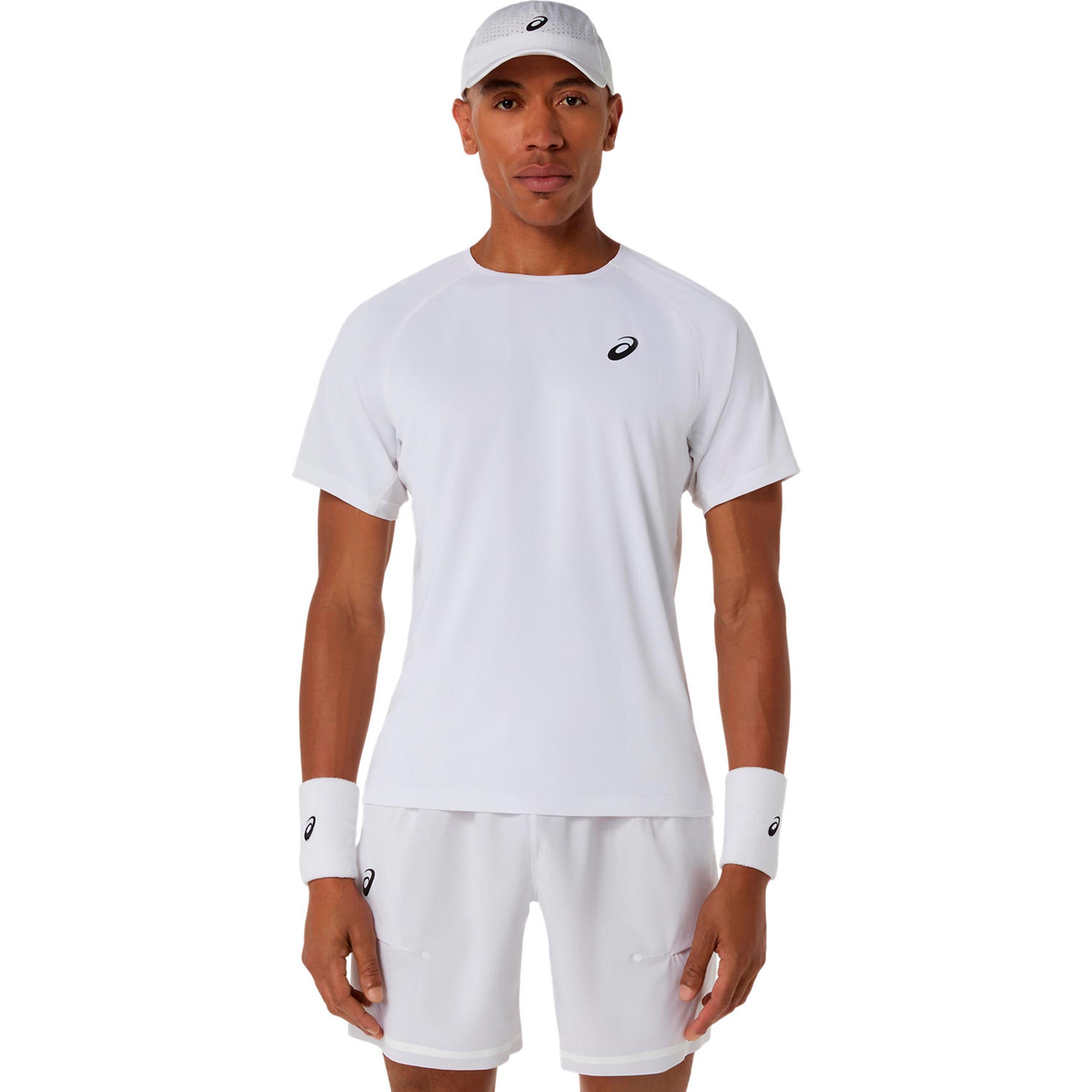 ASICS Match   T-shirt Hommes-blanc