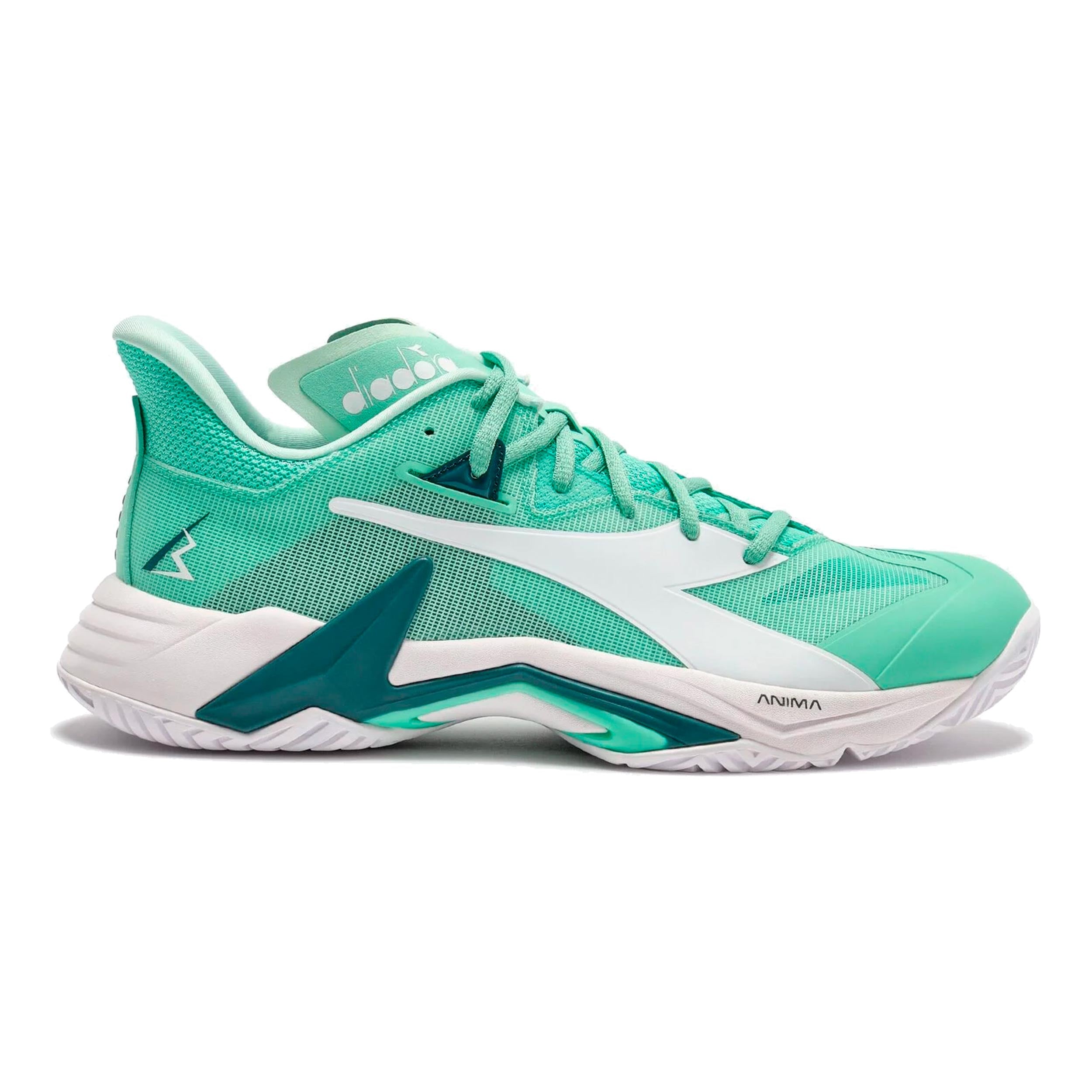 Diadora B.Icon 3 Chaussures toutes surfaces Hommes-turquoise, blanc