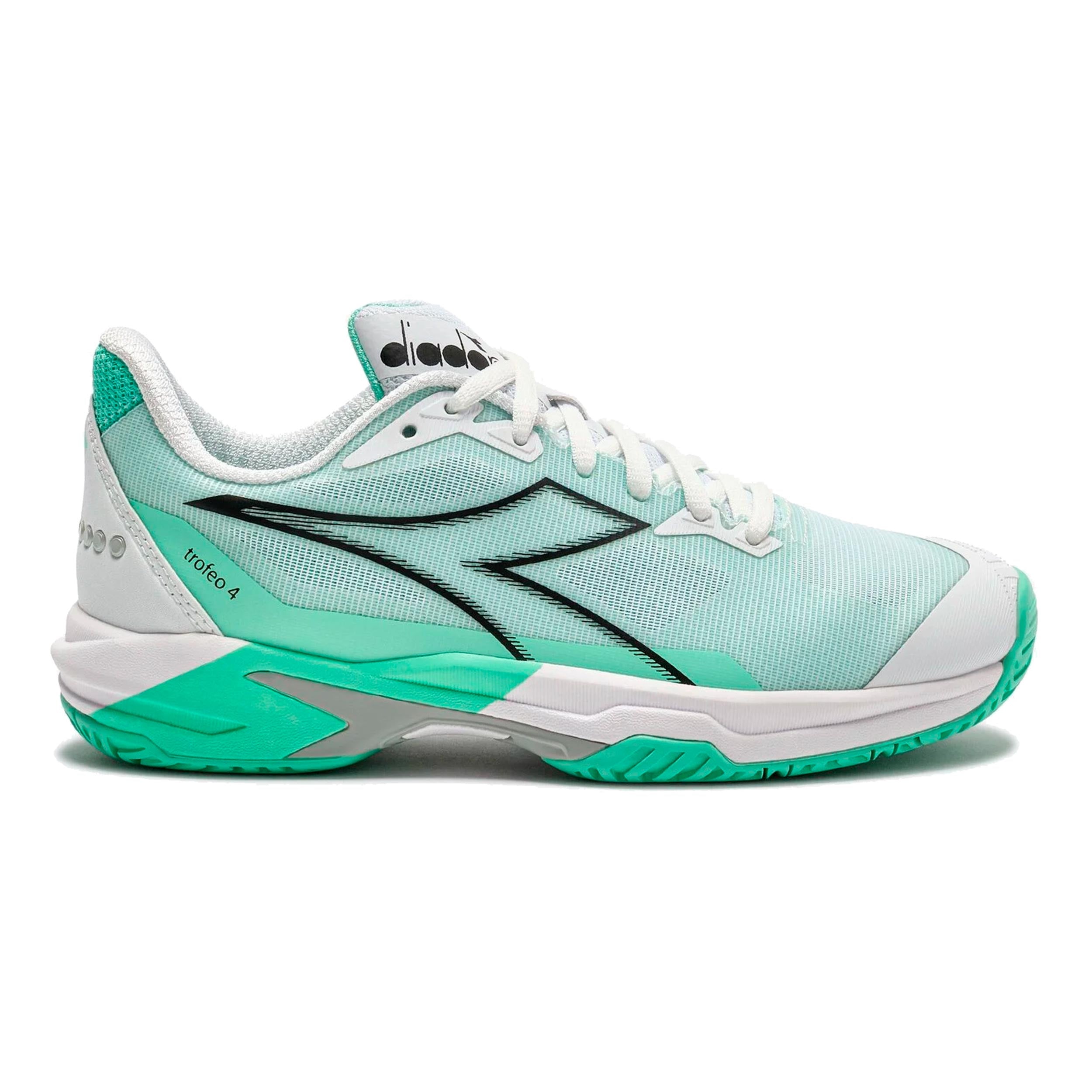 Diadora Trofeo 4 Chaussures toutes surfaces Femmes-blanc, noir