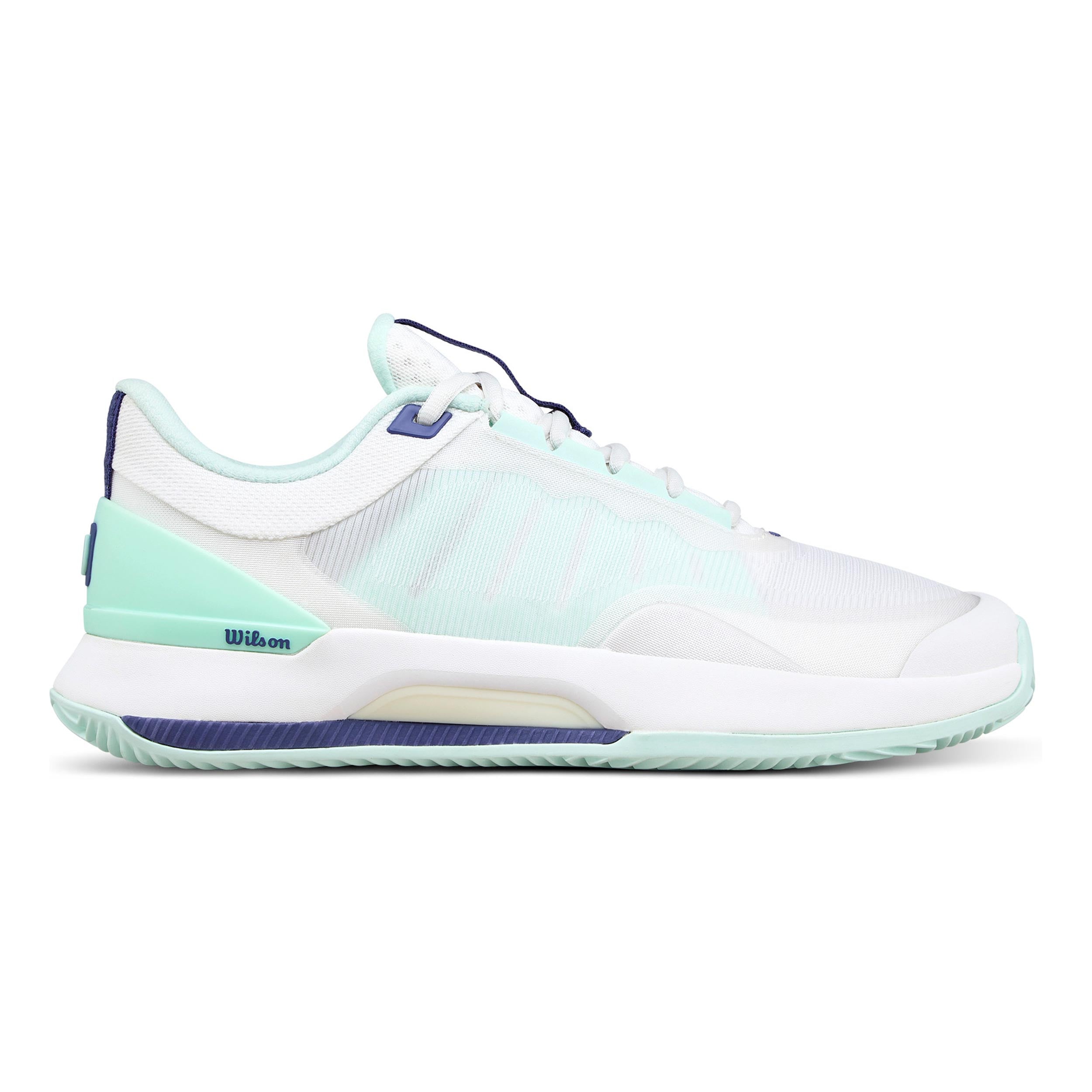 Wilson Intrigue Tour Chaussure terre battue Femmes-blanc, turquoise