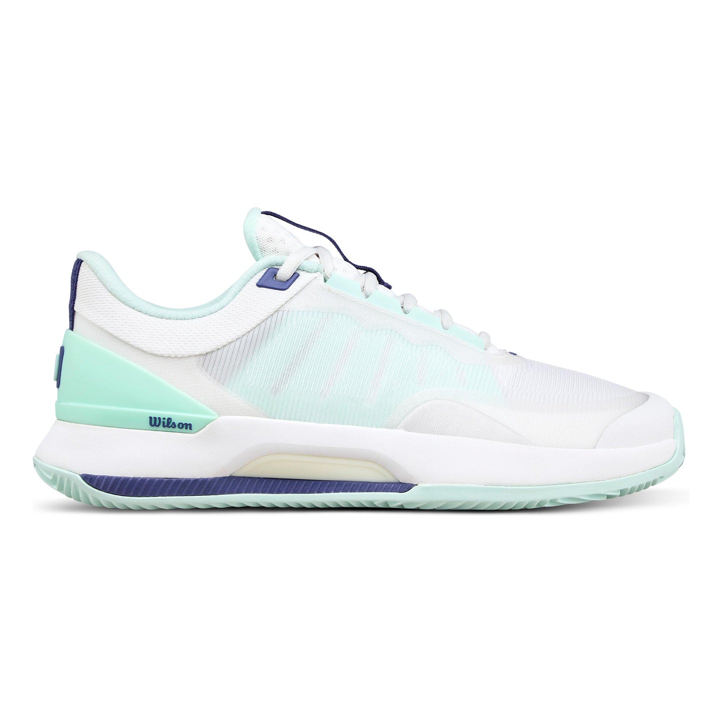 Wilson Intrigue Tour Chaussure terre battue Femmes-blanc, turquoise