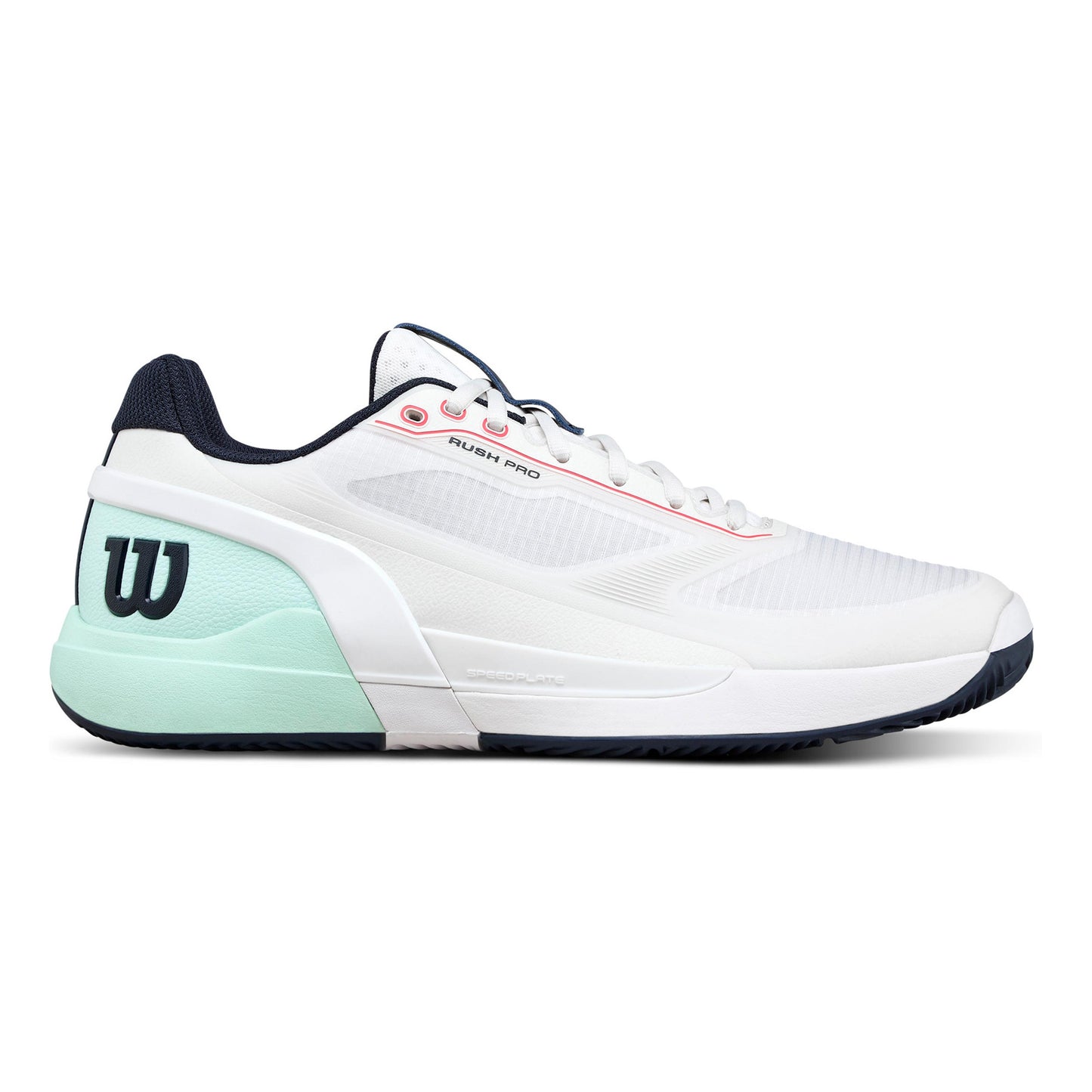 Wilson Rush Pro 5 Chaussure terre battue Hommes-blanc, turquoise