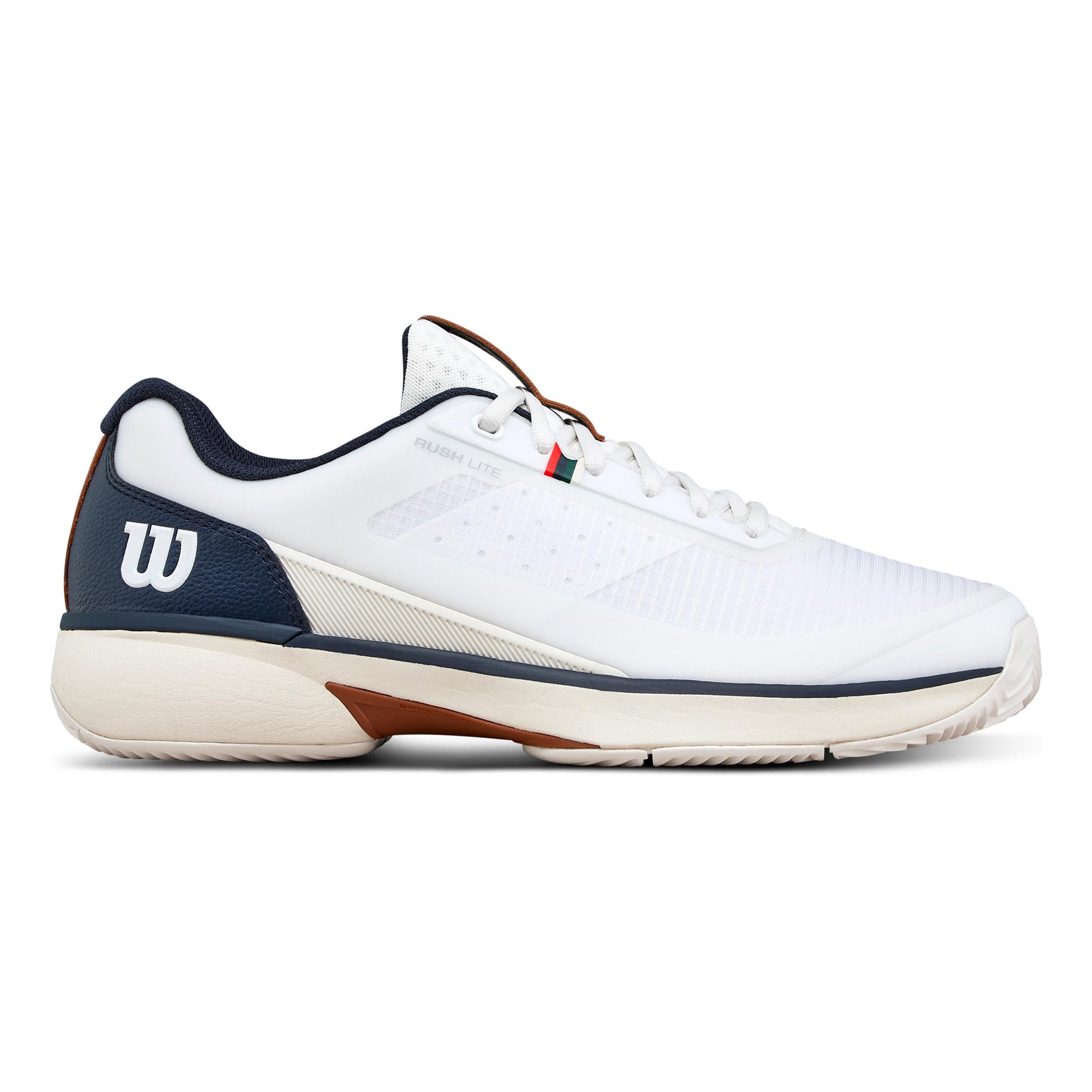 Wilson Rush Lite 5 Chaussure terre battue Hommes-blanc, bleu foncé