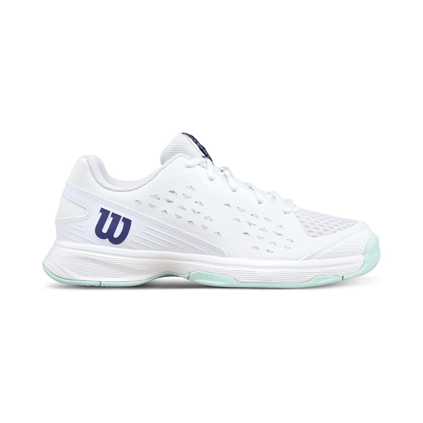 Wilson Rush Pro Jr Chaussures toutes surfaces Enfants-blanc, turquoise