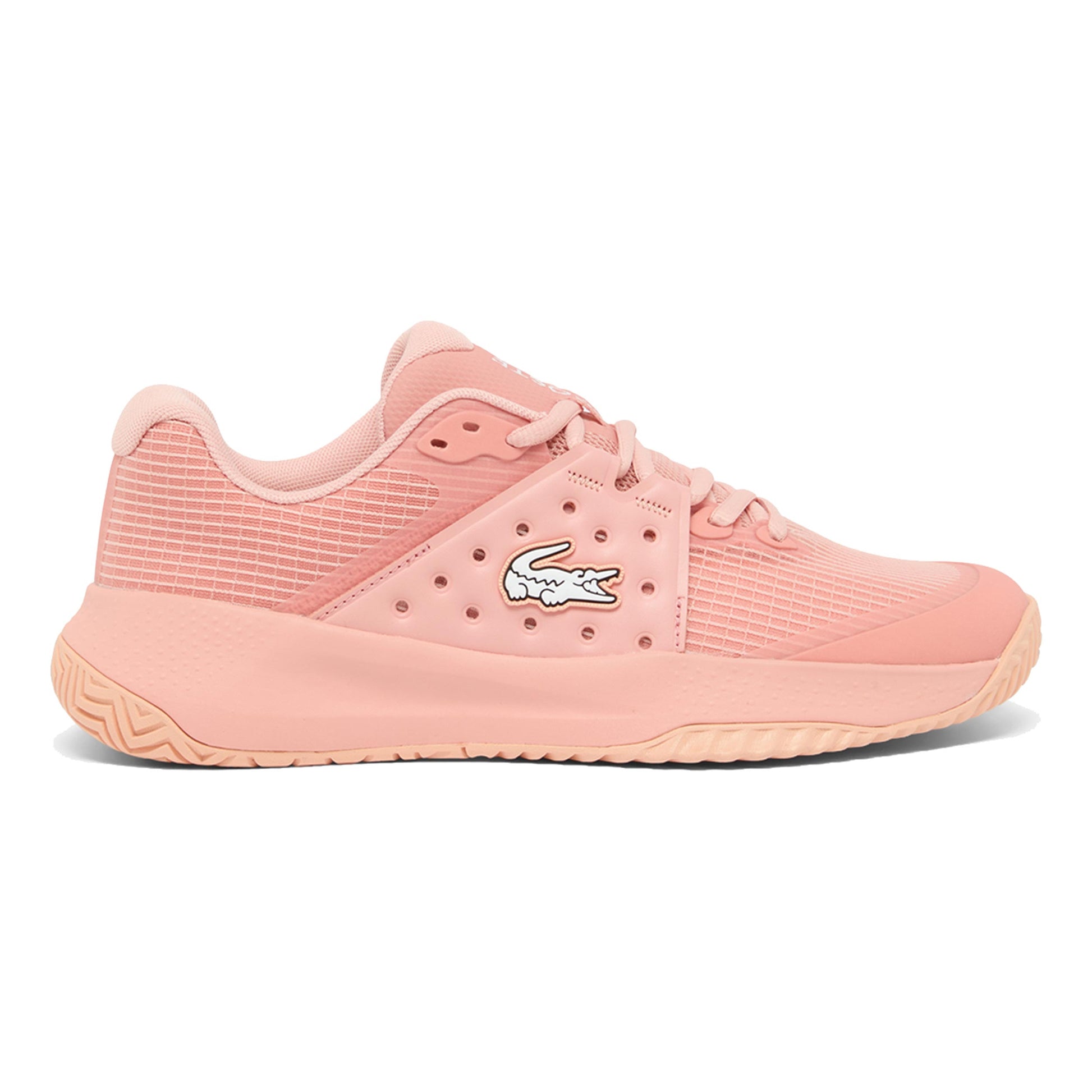 Lacoste Power Serve Chaussures toutes surfaces Femmes-abricot, blanc