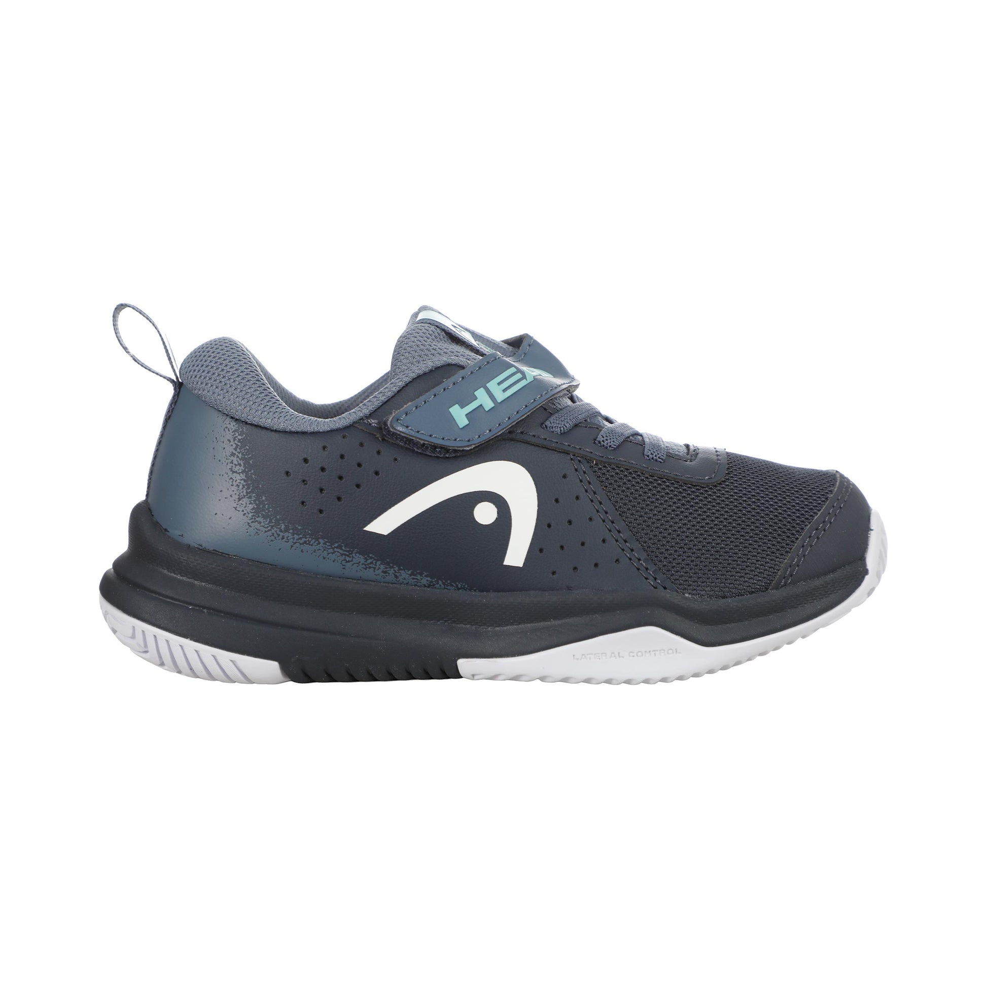 HEAD Sprint Velcro 4.0 Chaussures toutes surfaces Enfants-bleu foncé, turquoise