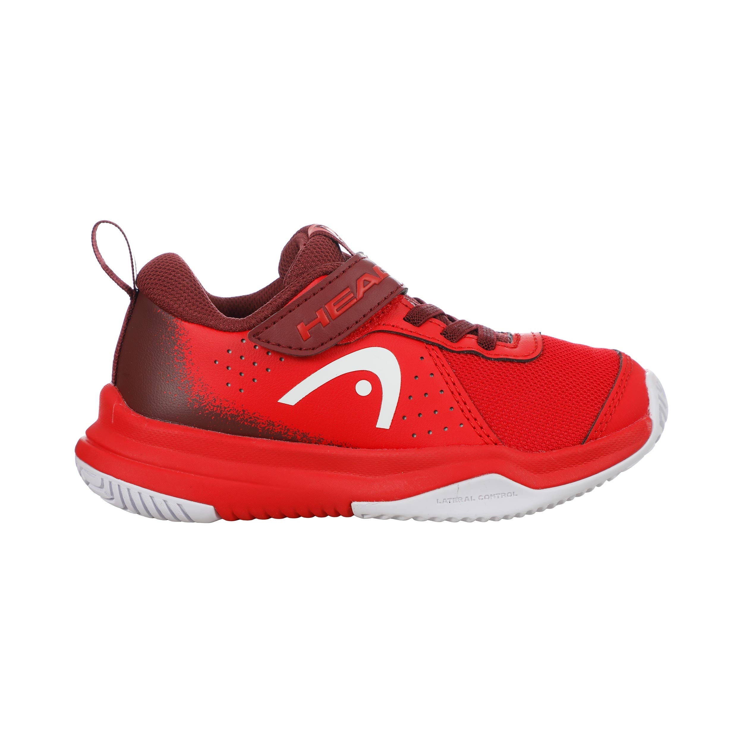 HEAD Sprint Velcro 4.0 Chaussures toutes surfaces Enfants-rouge, rouge foncé
