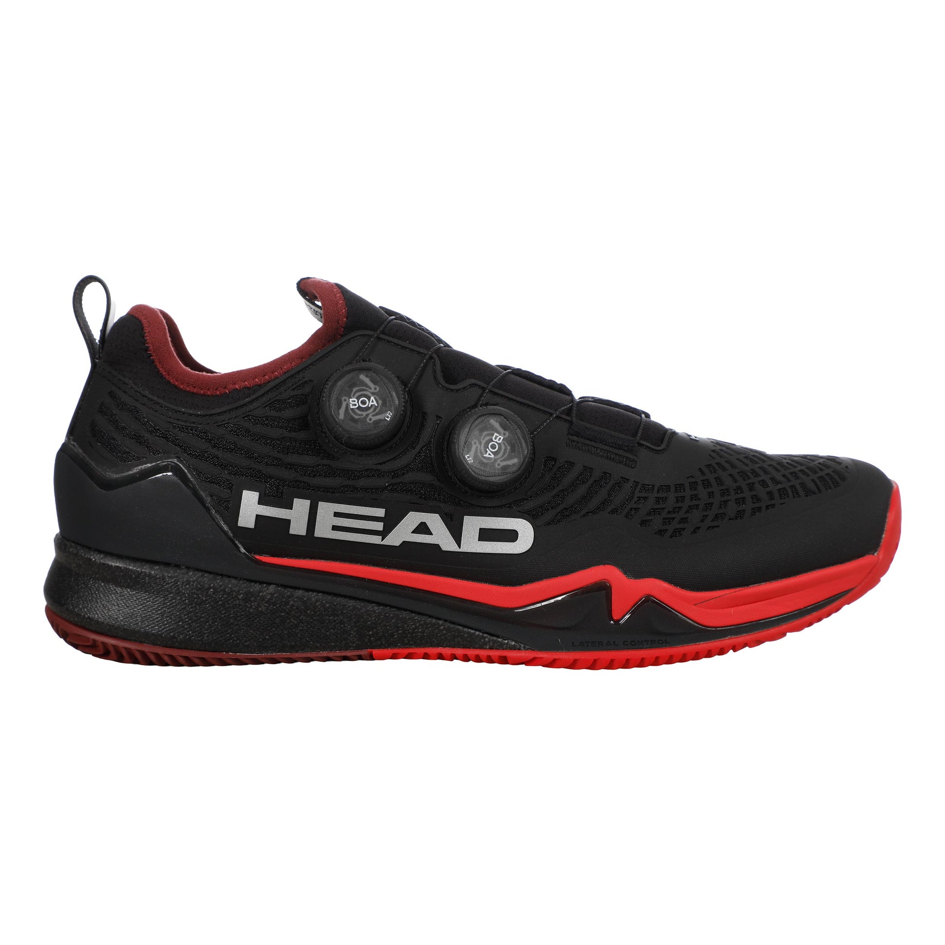 HEAD Endure Pro Chaussure terre battue Hommes-noir, rouge