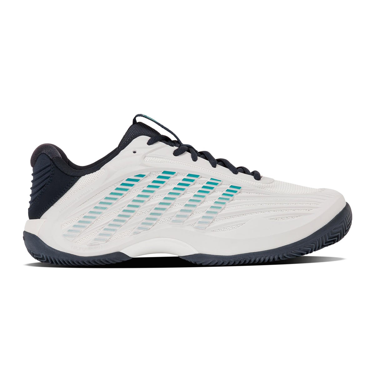 K-Swiss Hypercourt Express 3 Chaussure terre battue Hommes - blanc, turquoise