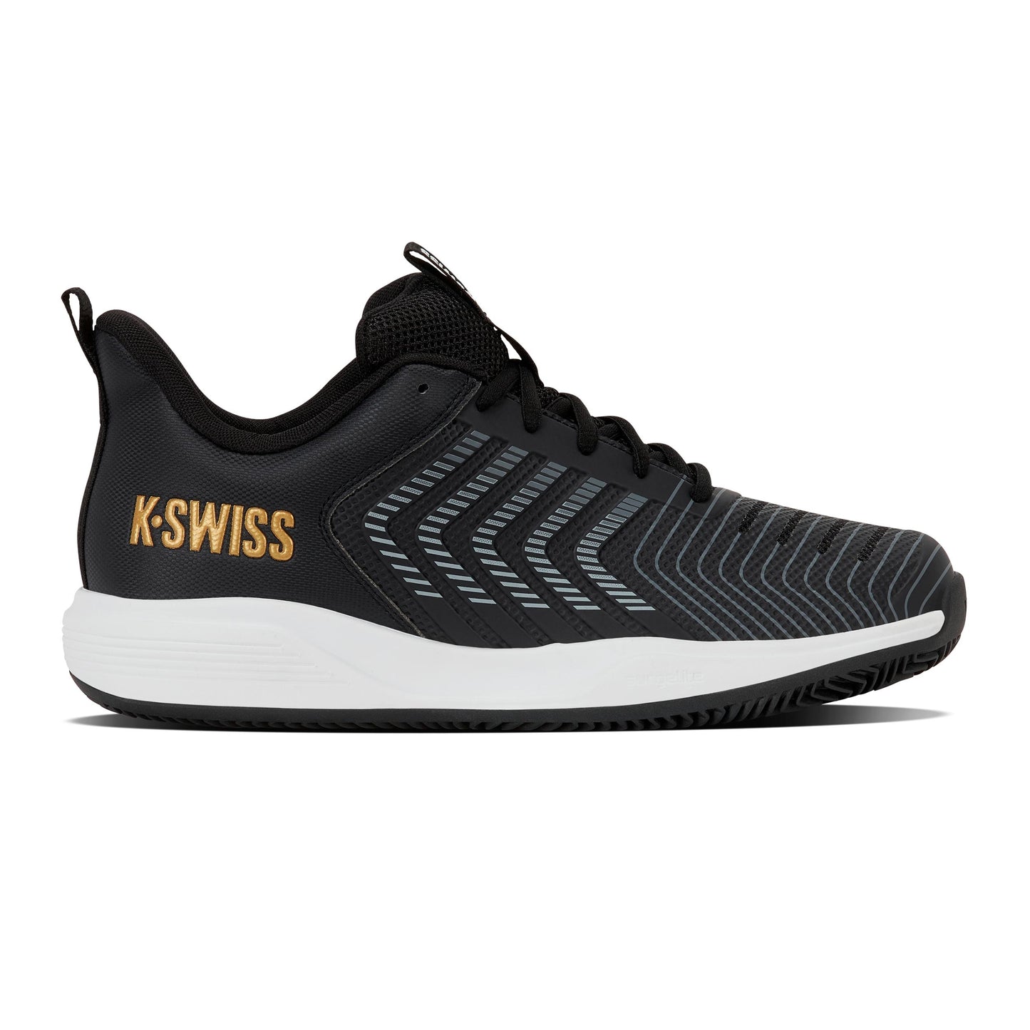 K-Swiss Ultrashot Light Chaussure terre battue Hommes - noir, or