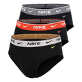 Essential Cotton Stretch Brief Caleçon - Pack de 3 Hommes-noir, rouge