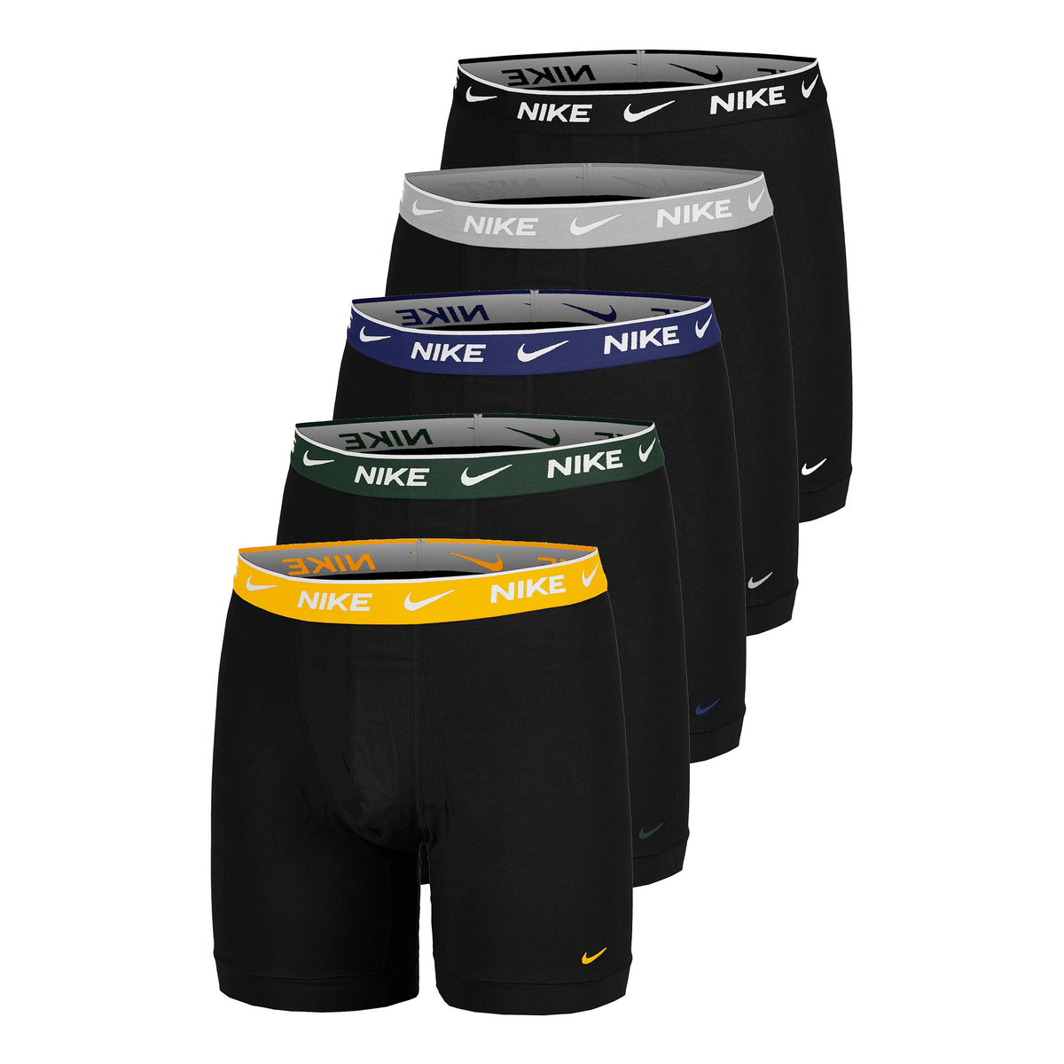 Nike Essential Cotton Stretch Boxer Brief Caleçon Pack de 3 Hommes - noir, multicouleur