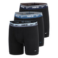 Essential Cotton Stretch Boxer Brief Caleçon - Pack de 3 Hommes-noir, bleu