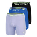 Essential Cotton Stretch Caleçon Pack de 3 Hommes - lilas, bleu