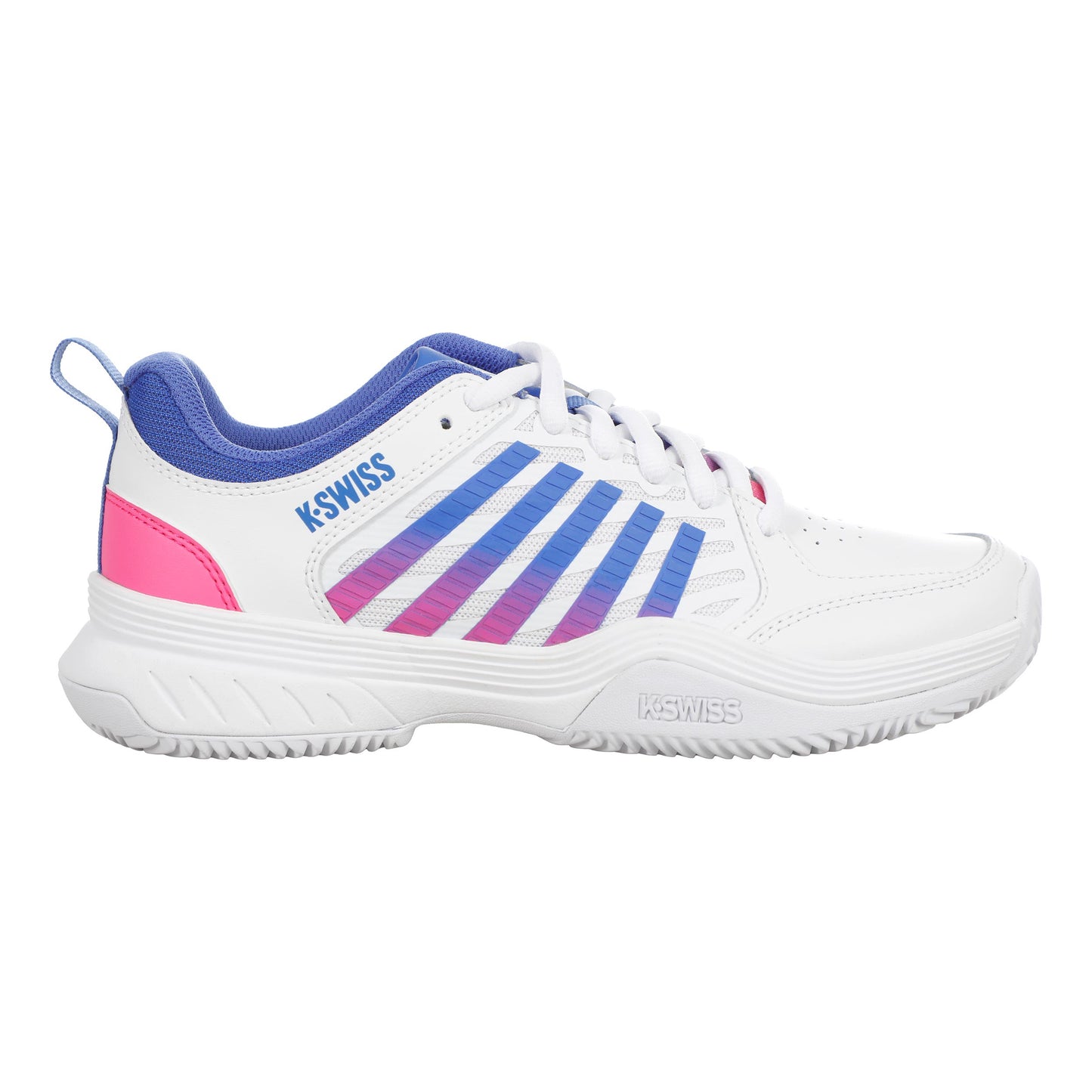 K-Swiss Court Express Chaussure terre battue Femmes - blanc, rose