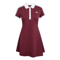 Classics Robe Femmes - rouge vin, blanc