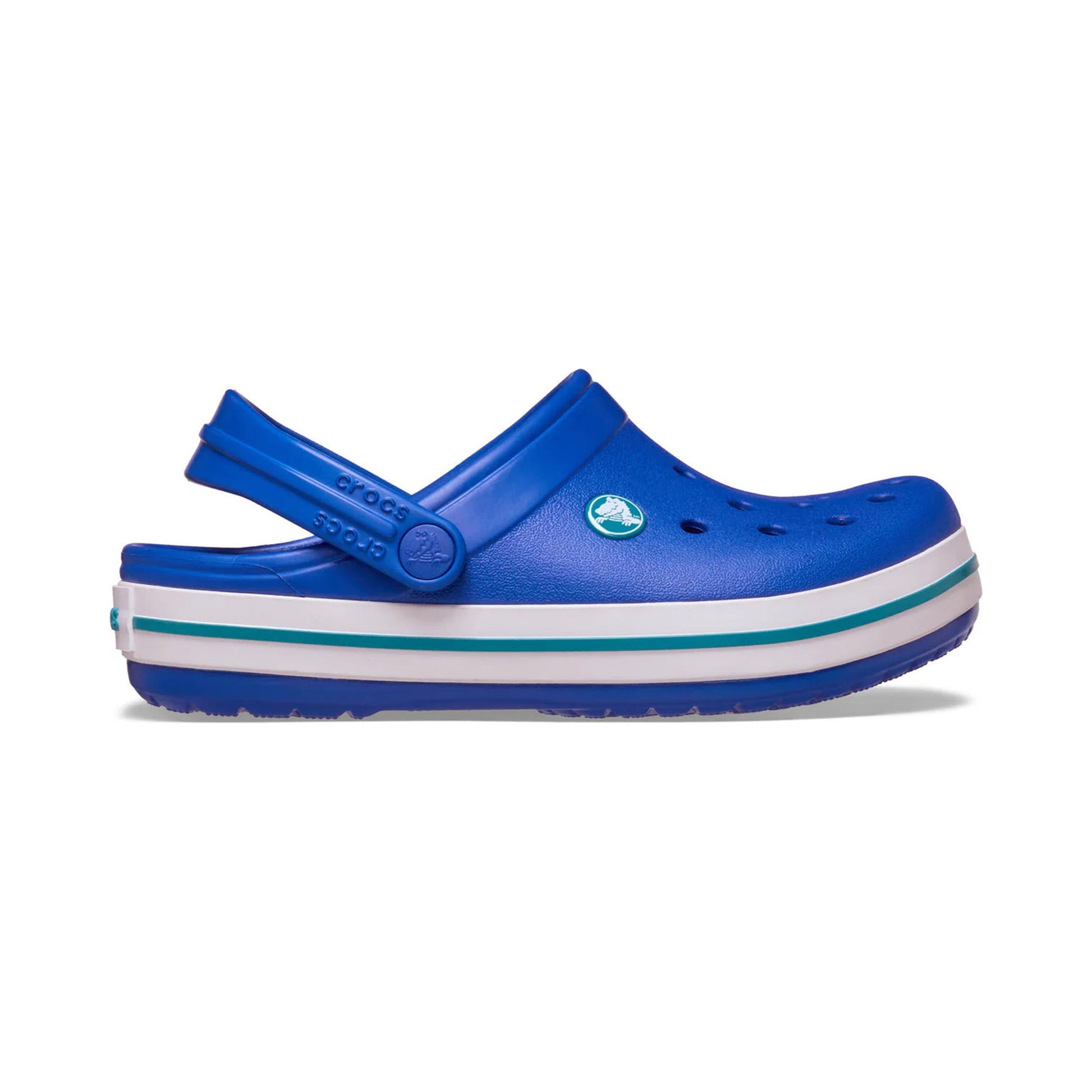 Crocs Crocband Clog Tongs Enfants - bleu, blanc