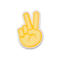 Peace Hand Sign Sonstiges Unisex - jaune, blanc
