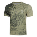 Memories Receiver Scrubbled T-shirt Hommes - kaki