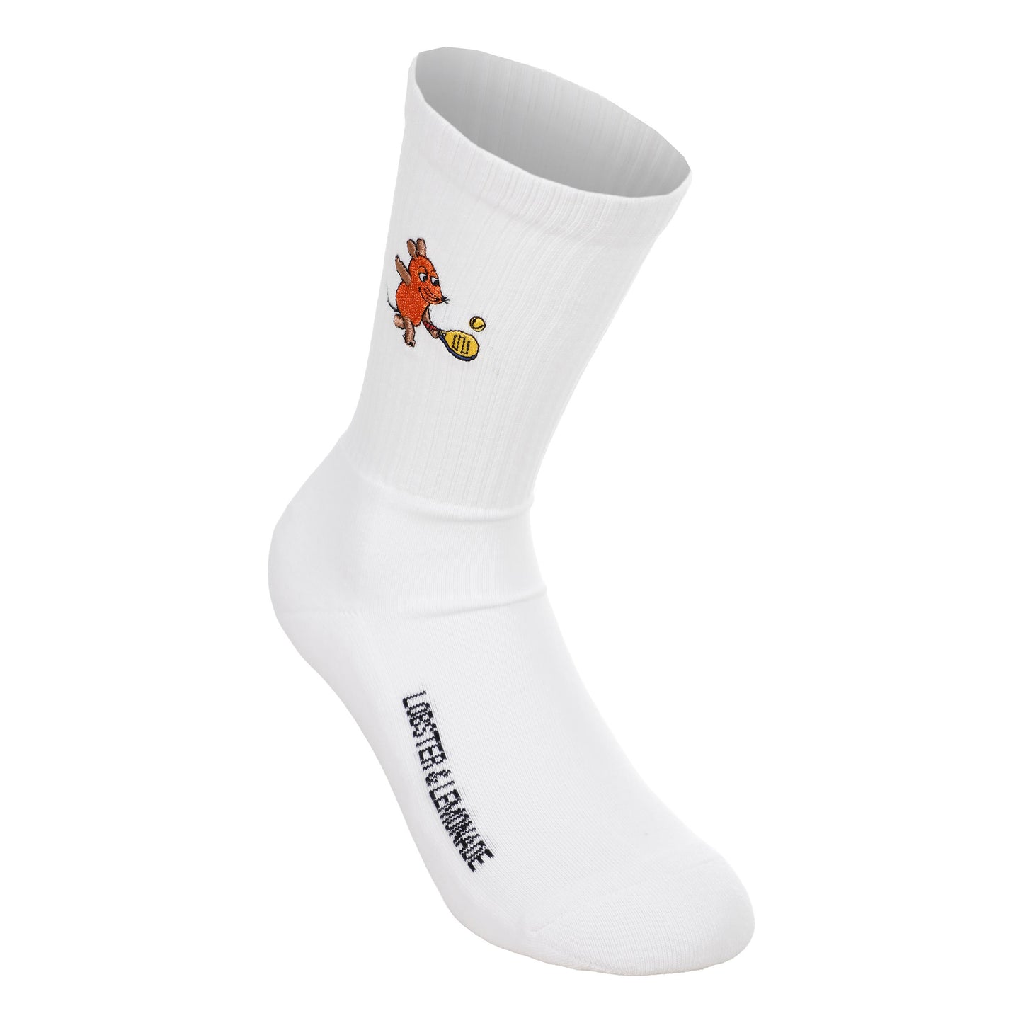 Lobster & Lemonade Maus Padel – ’90 Sport Chaussettes de sport Unisex - blanc