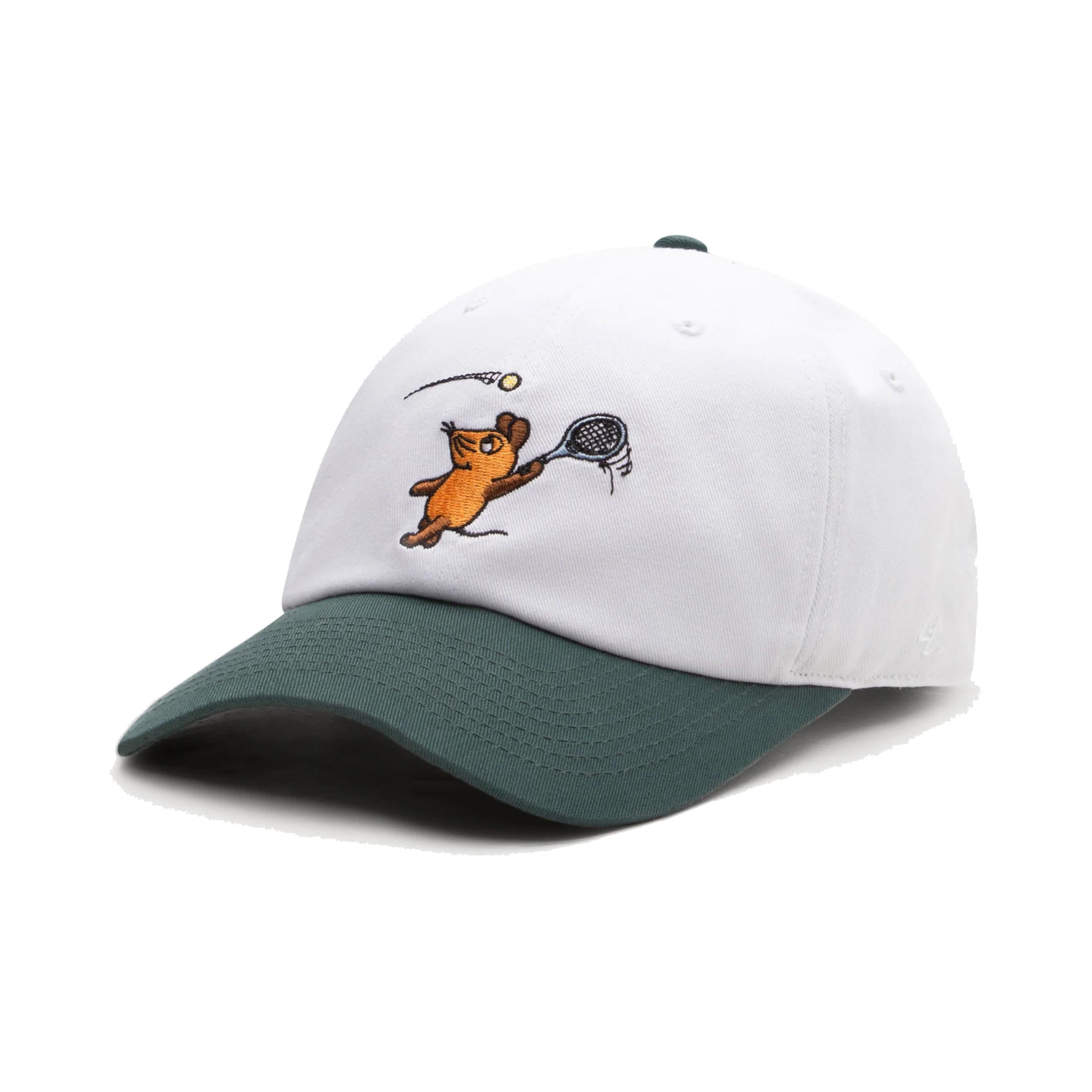 Lobster & Lemonade Maus Tennis – '09 Polo Casquette Unisex - blanc, vert