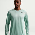 Dri-Fit Haut manches longues Hommes - blanc cassé, noir