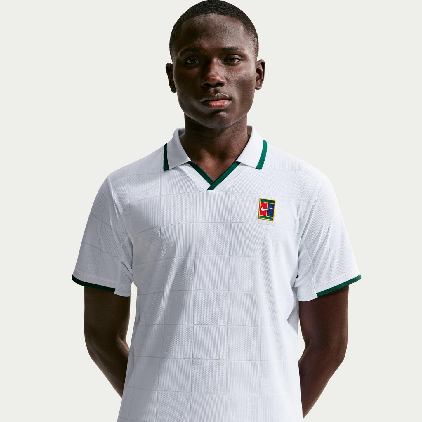 Nike Court Dri-Fit Advantage Slam Polo Hommes - blanc