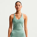Dri-Fit Medium Support Débardeur tank top Femmes - blanc cassé, vert