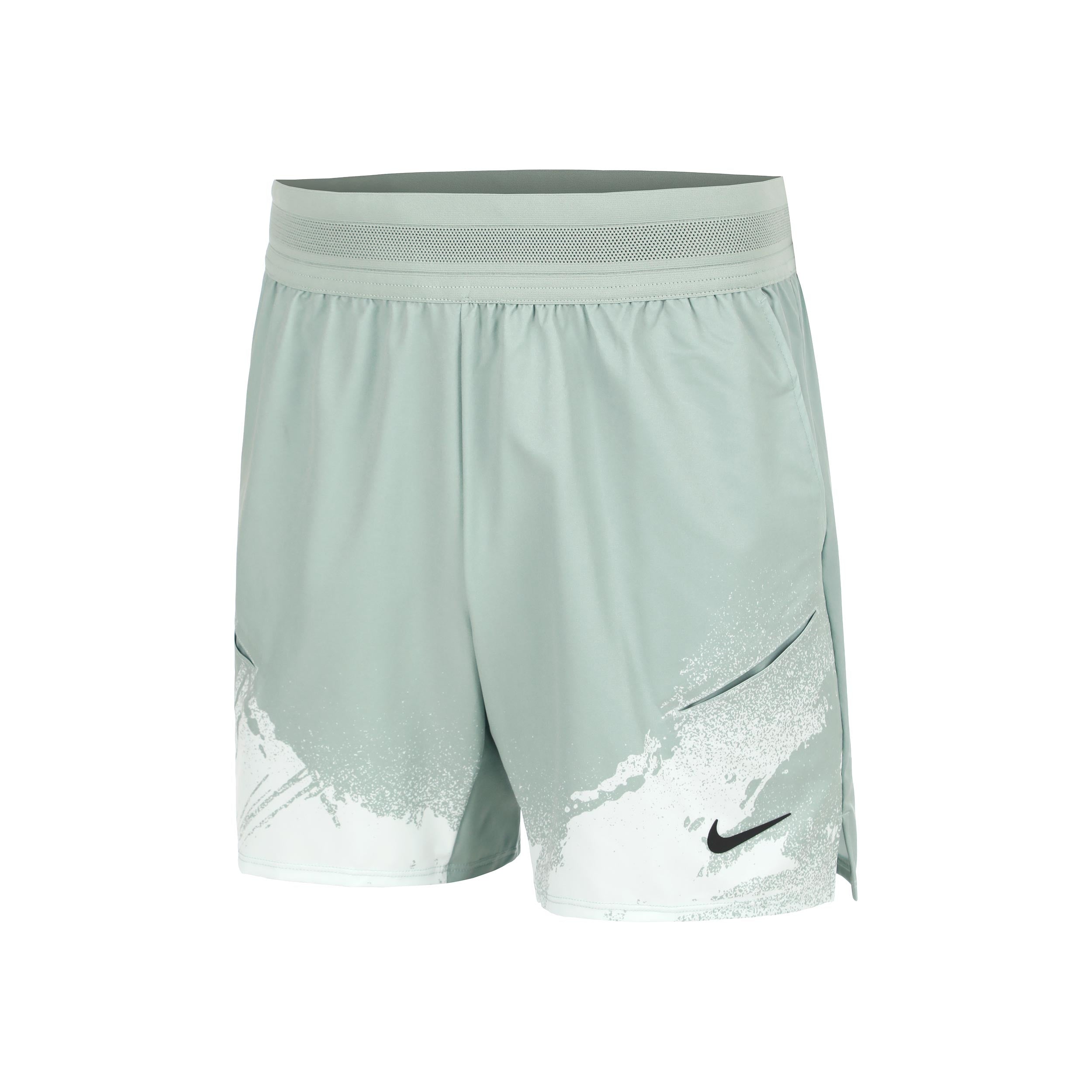 Nike Court Dri-Fit Slam Shorts Hommes - blanc cassé, noir