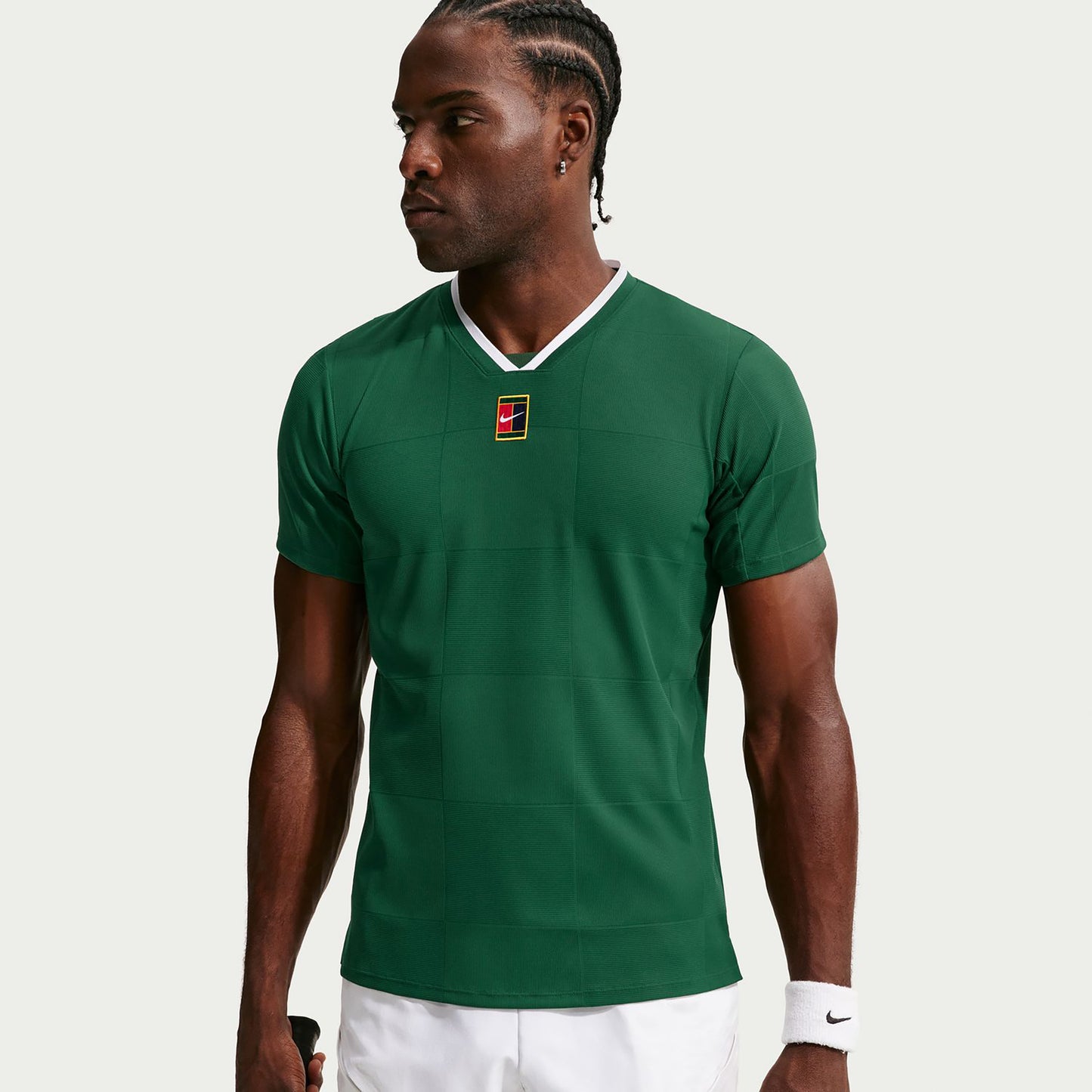 Nike Court Dri-Fit Advantage Slam T-shirt Hommes - vert foncé