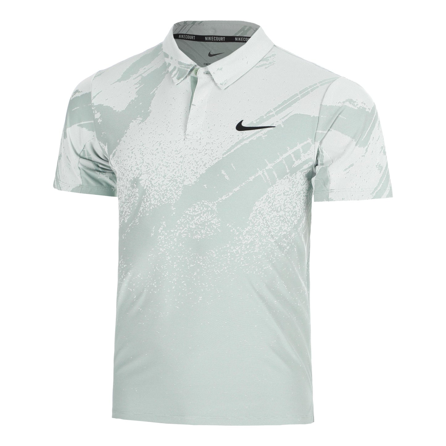 Nike Court Dri-Fit Advantage Slam Polo Hommes - blanc cassé, noir