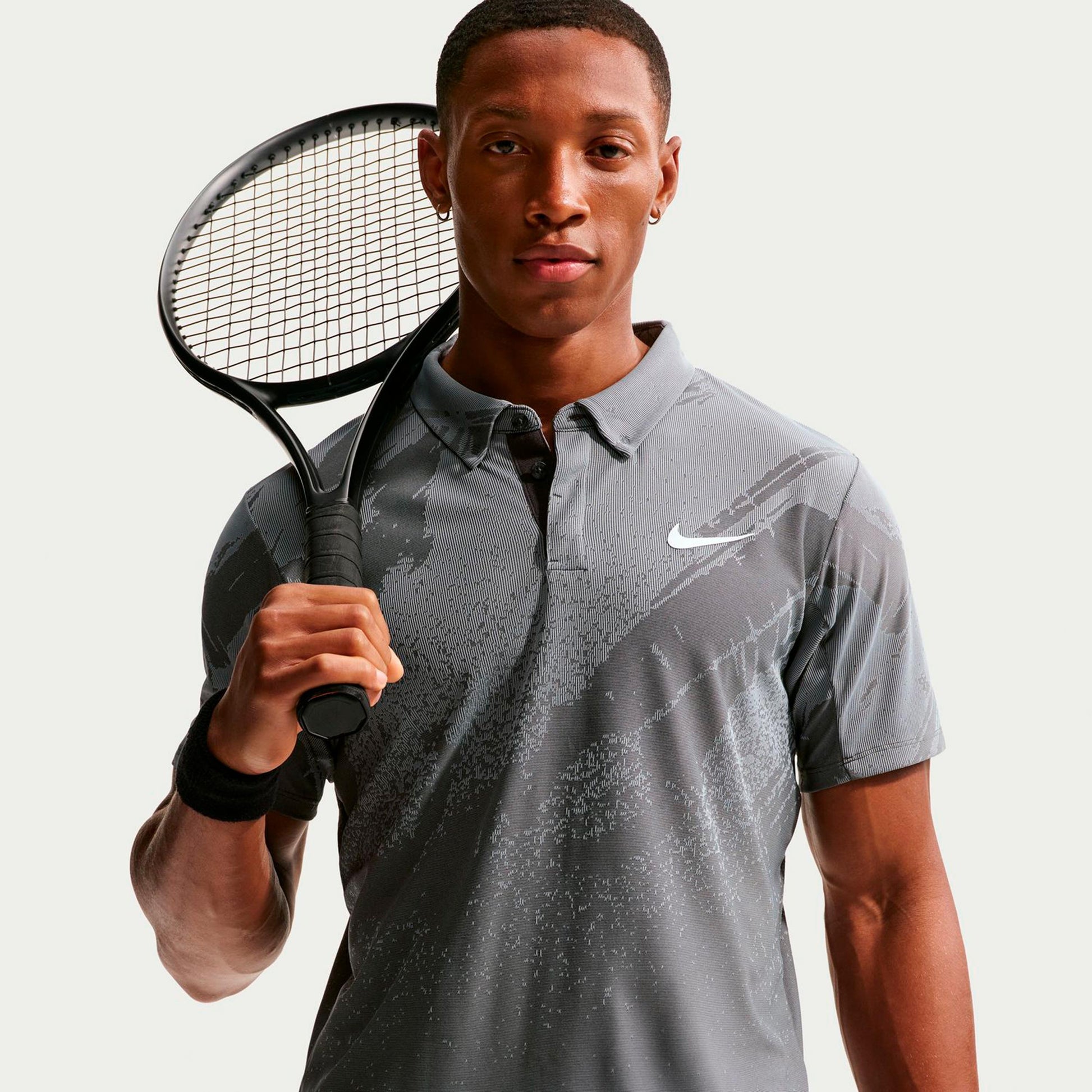 Nike Court Dri-Fit Advantage Slam Polo Hommes - anthracite