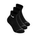 Ankle Chaussettes de tennis Pack de 3 Unisex - noir