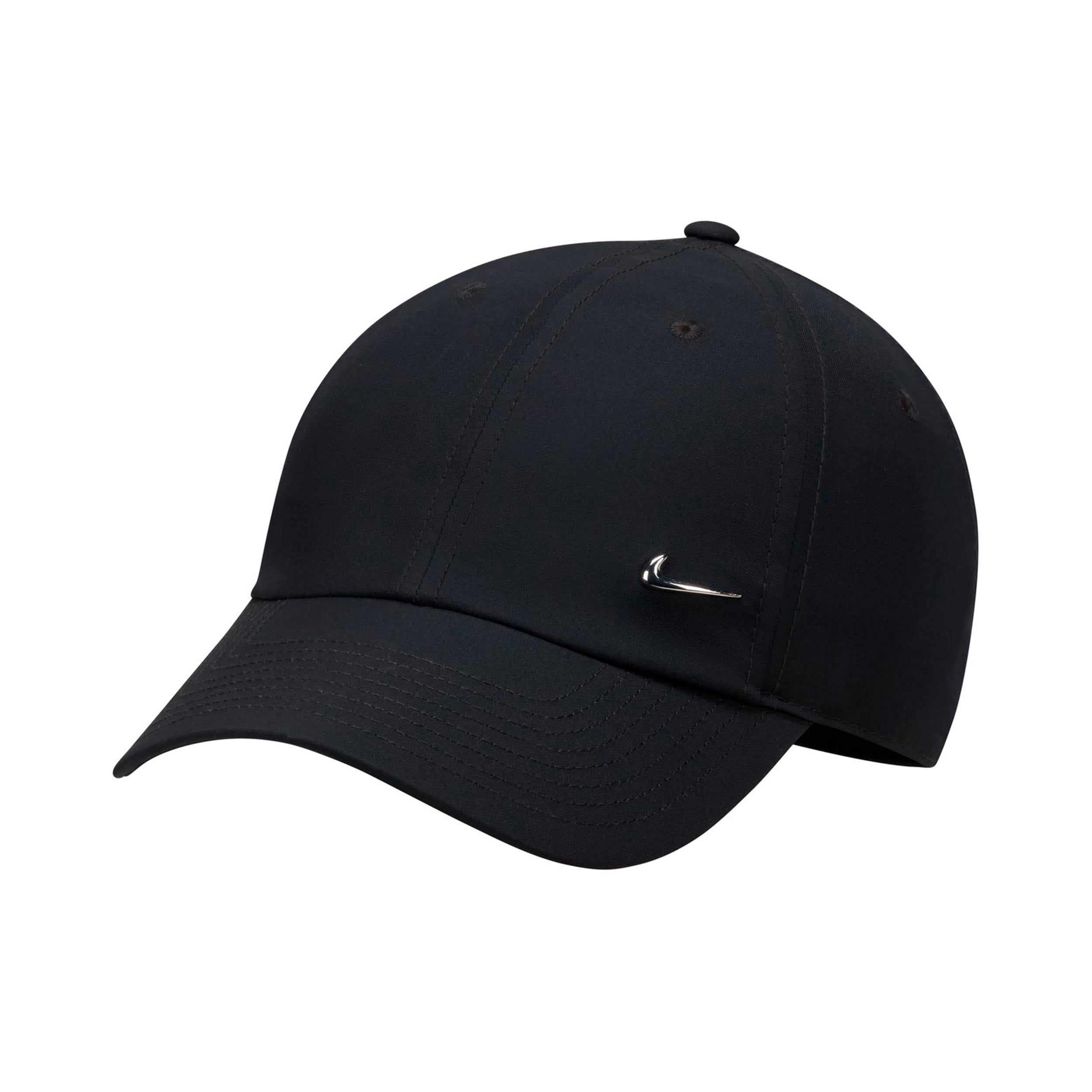 Nike Dri-Fit Club Metal Swoosh Casquette Unisex - noir