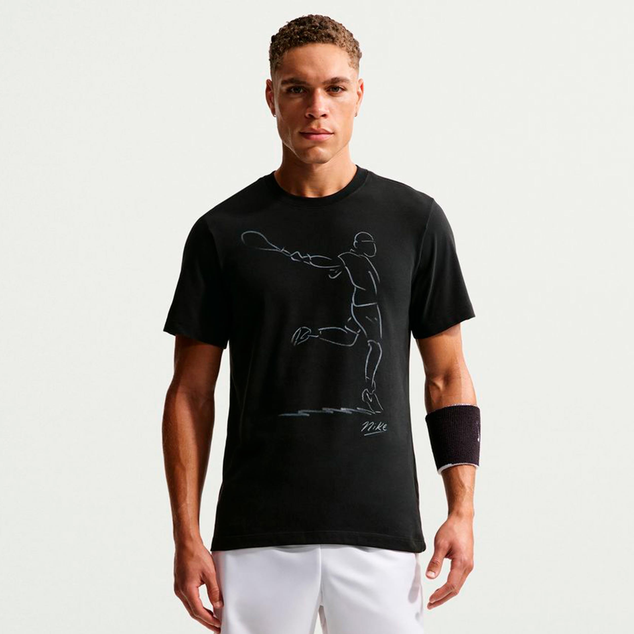 Nike Court Dri-Fit T-shirt Hommes - noir