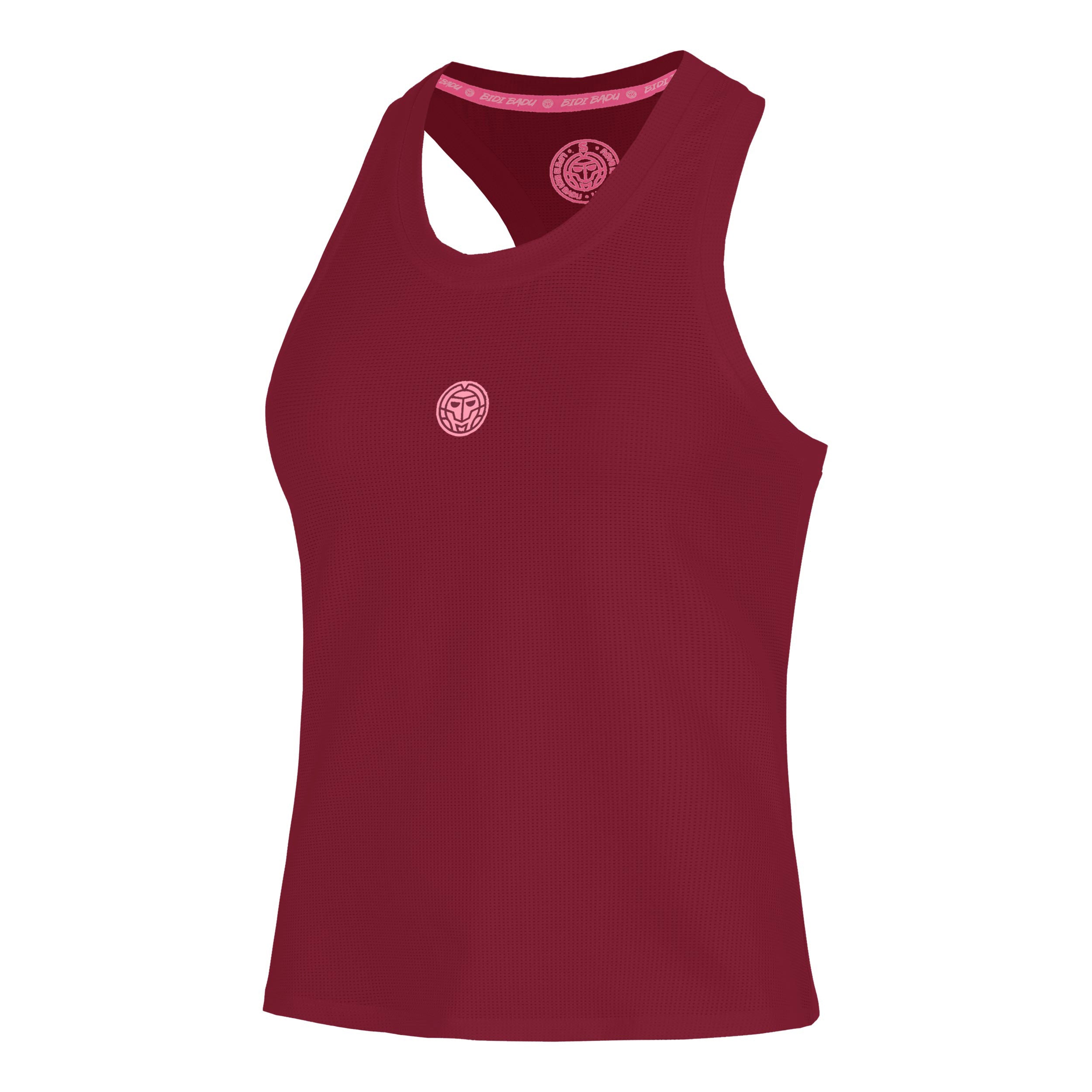 BIDI BADU Freeze Out Racerback Printed  Débardeur tank top Femmes - rouge foncé