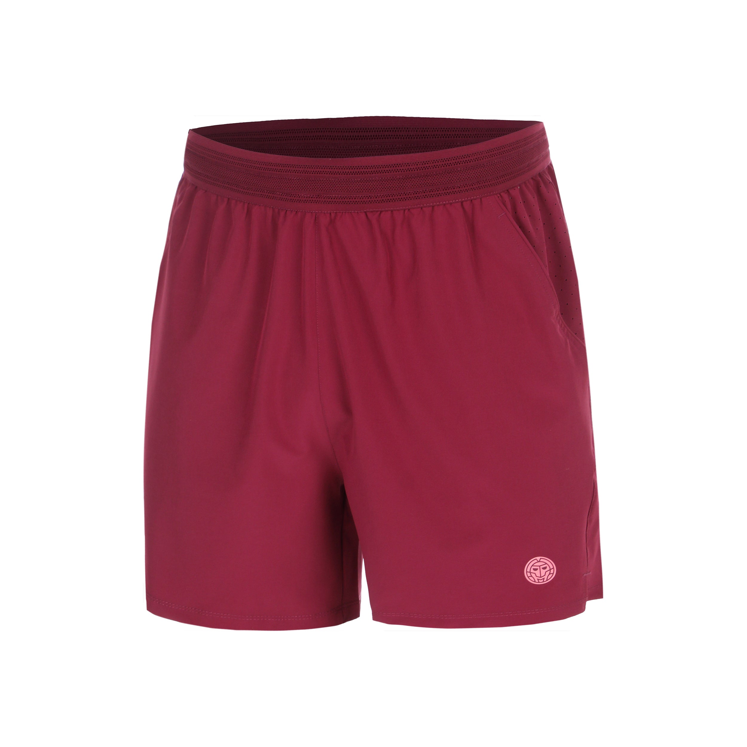 BIDI BADU Freeze Out 7in  Shorts Hommes - rouge foncé