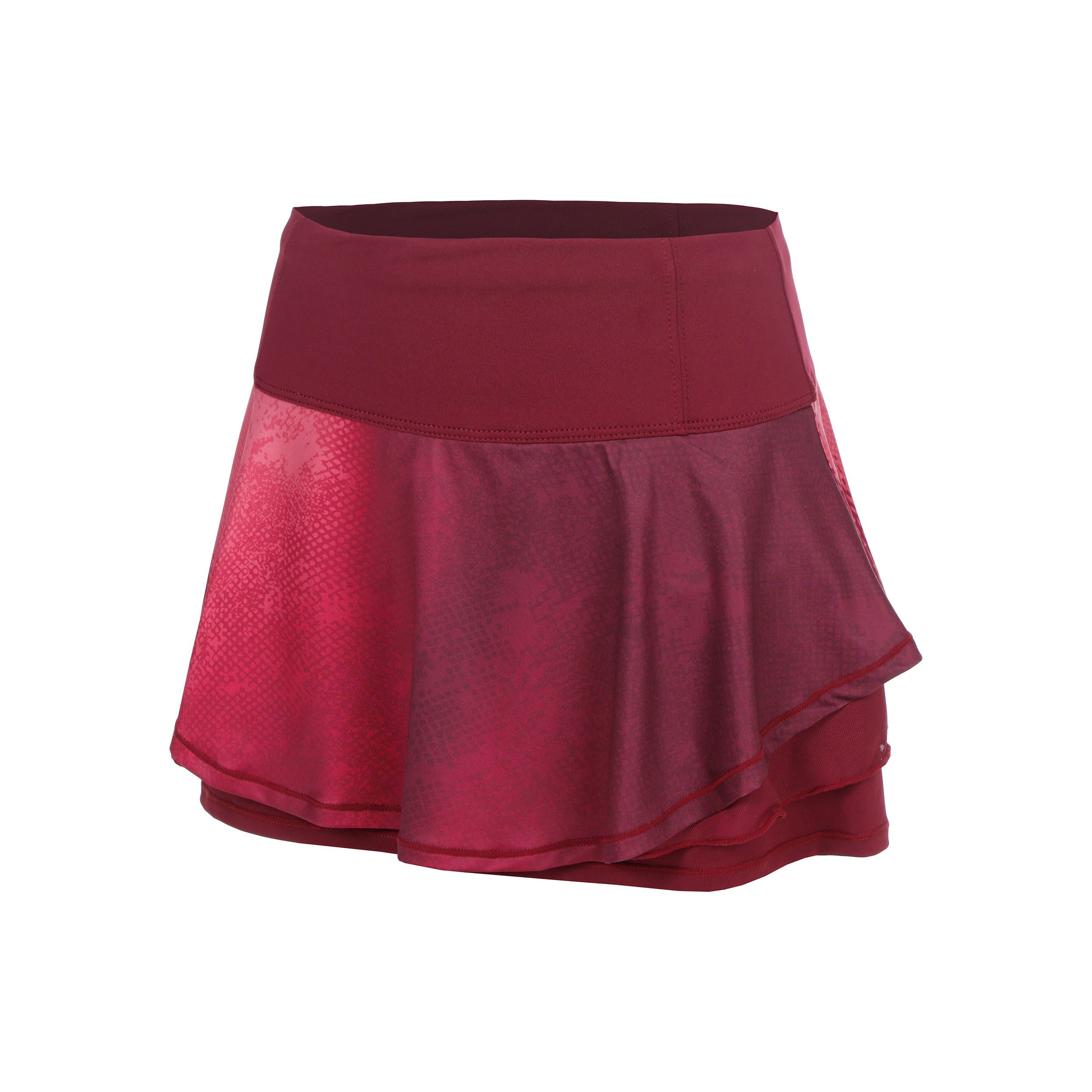BIDI BADU Freeze Out Layering  Jupe Femmes - rouge foncé, rose