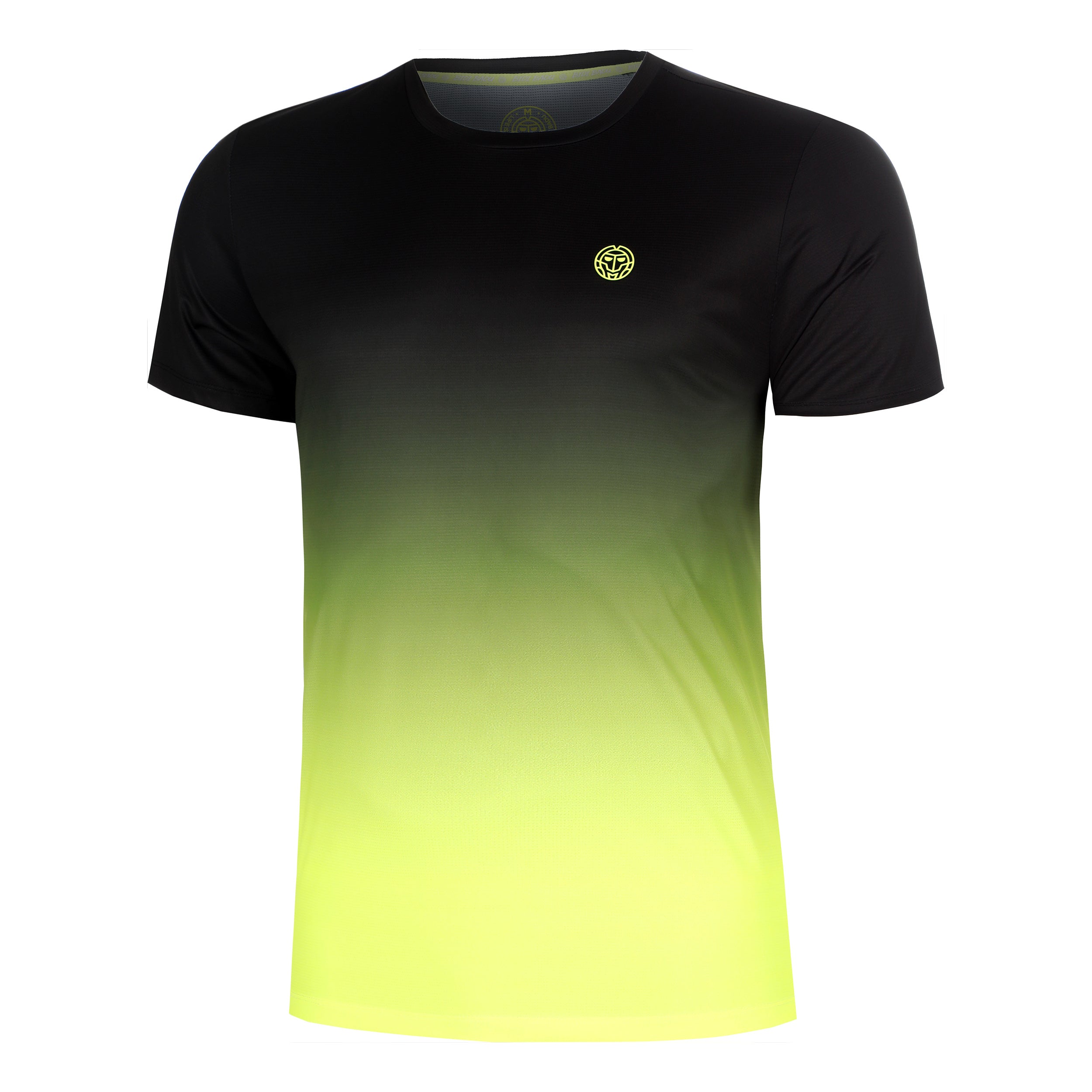 BIDI BADU Night Flash T-shirt Hommes - noir, jaunes fluo
