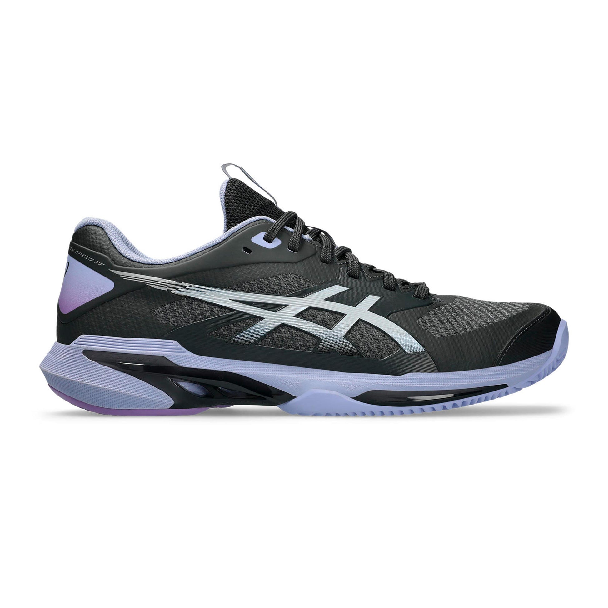 ASICS Solution Speed FF 4 Night Energy Chaussure terre battue Hommes - gris foncé, lilas