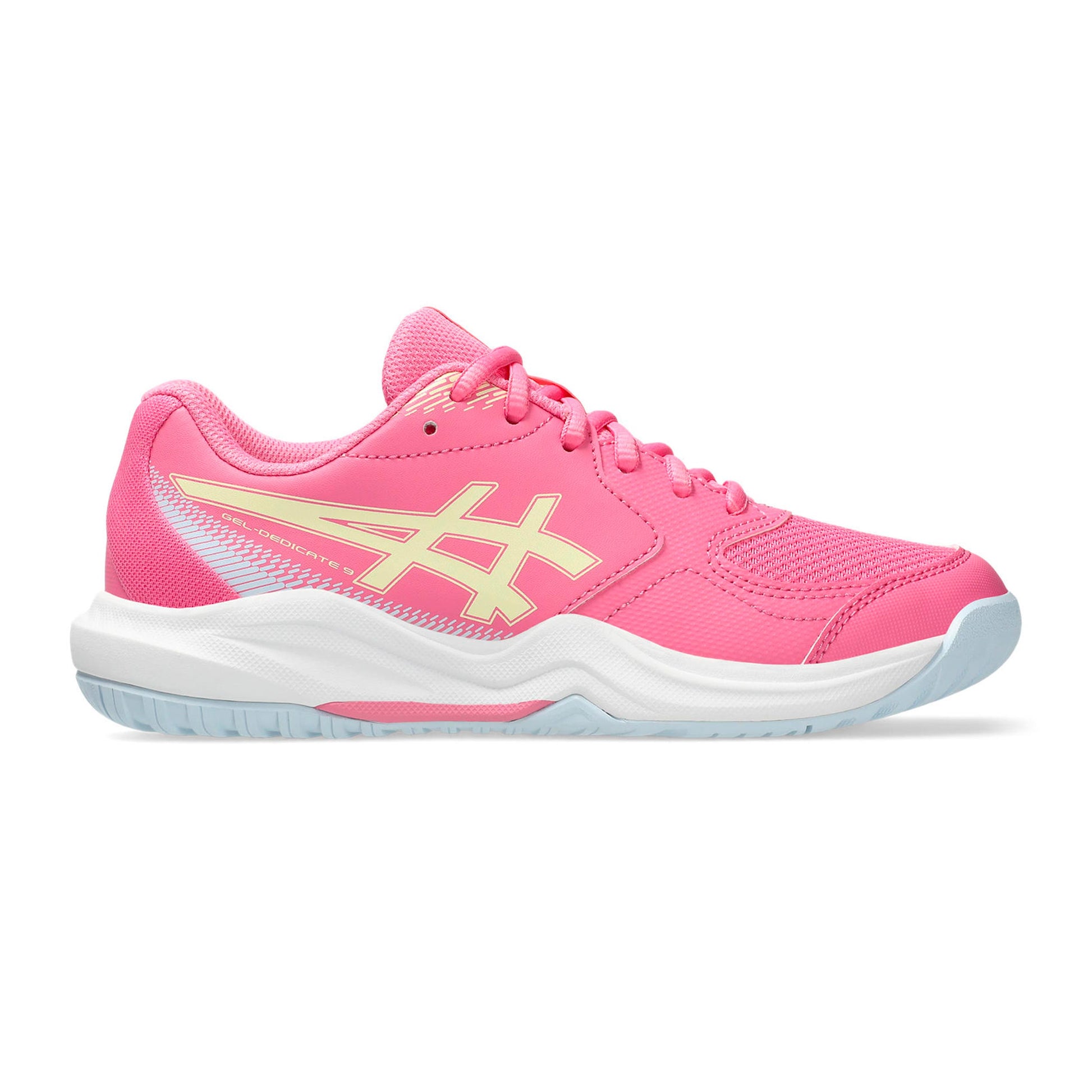 ASICS Gel-Dedicate 9 GS Chaussures toutes surfaces Enfants - rose, jaune
