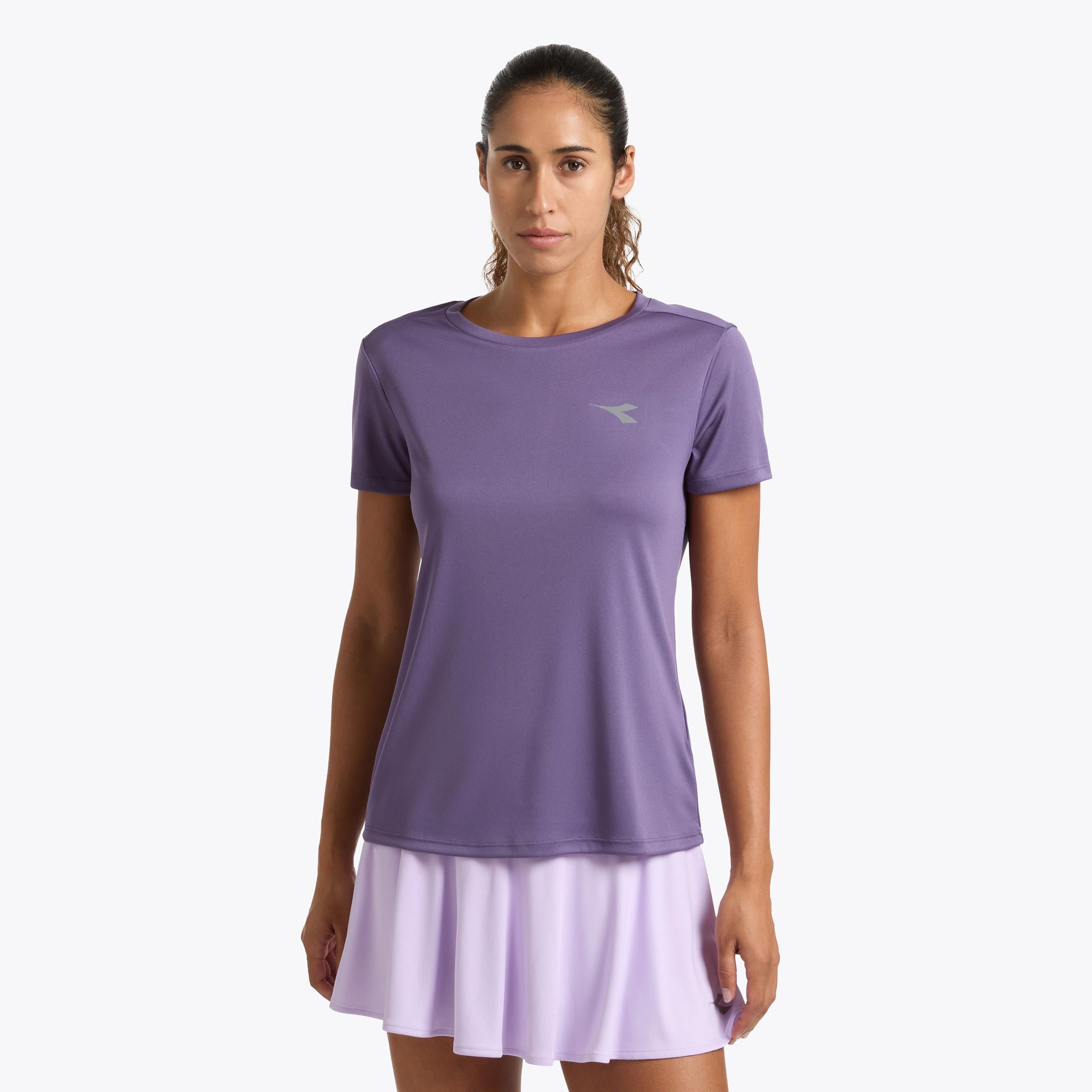 Diadora Court T-shirt Femmes - violet