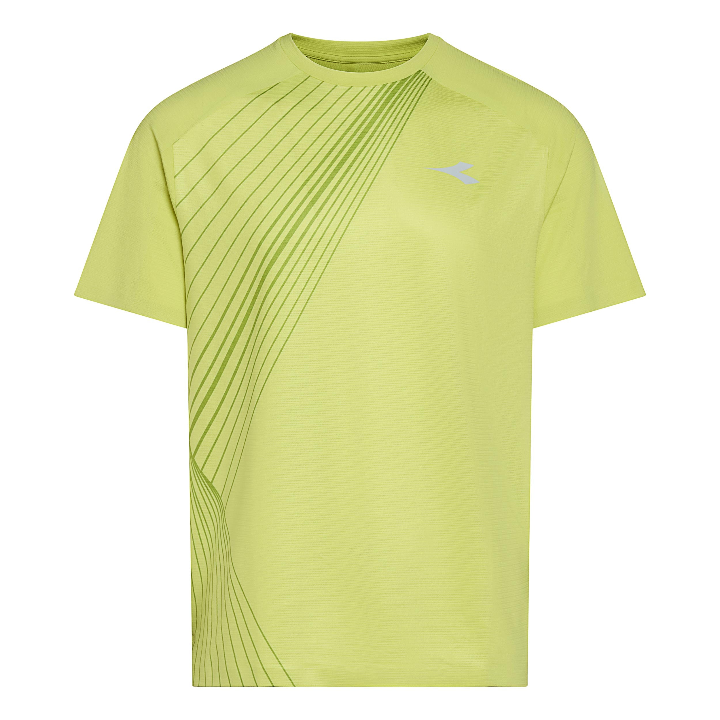 Diadora Fibrazero T-shirt Hommes - jaune lemon