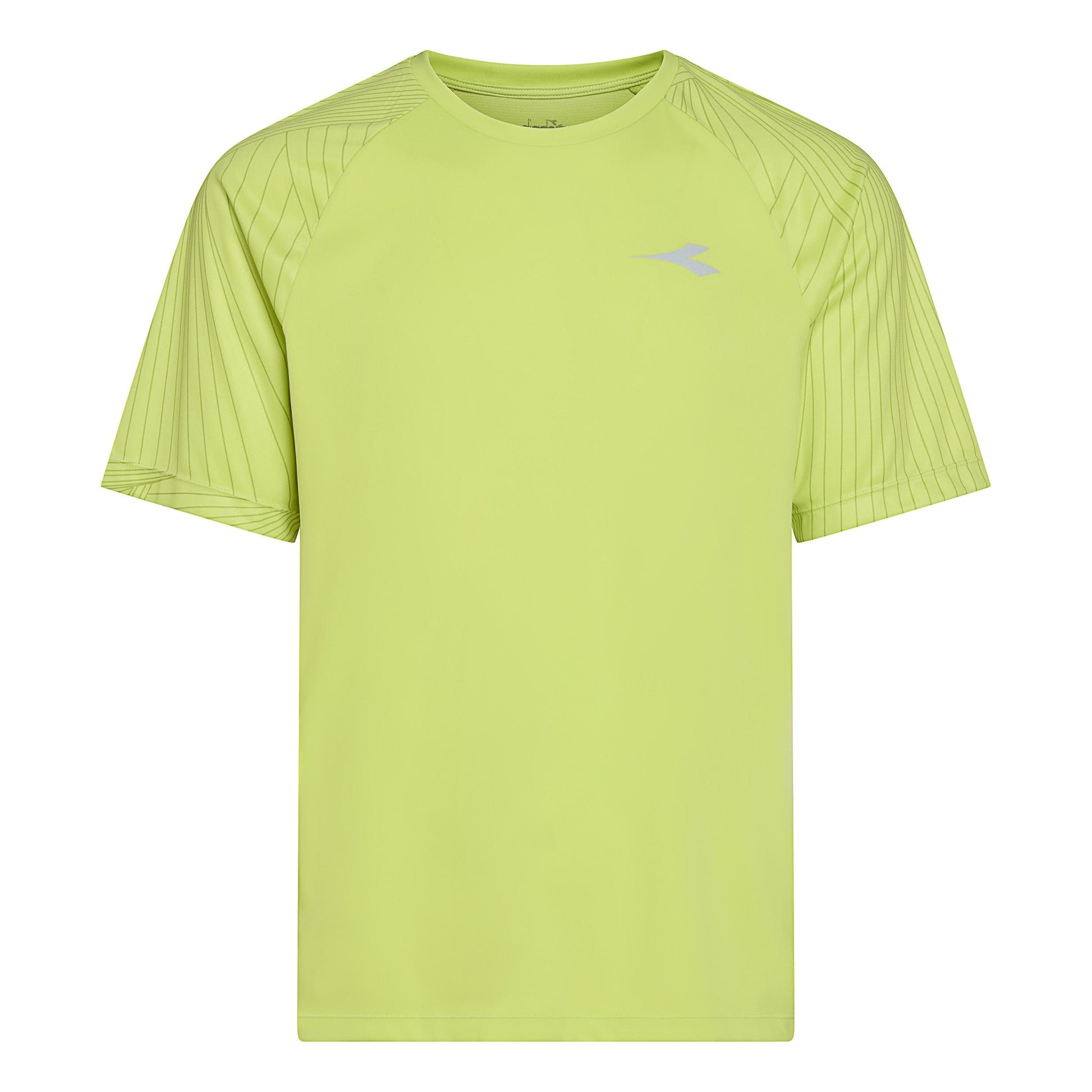 Diadora Court T-shirt Hommes - jaune lemon